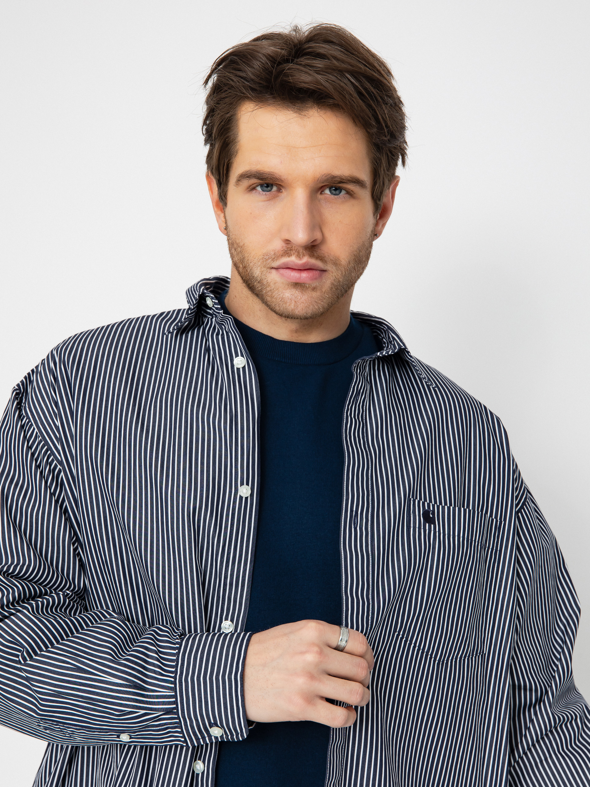 Košeľa Carhartt WIP Notus (arvin stripe/space)