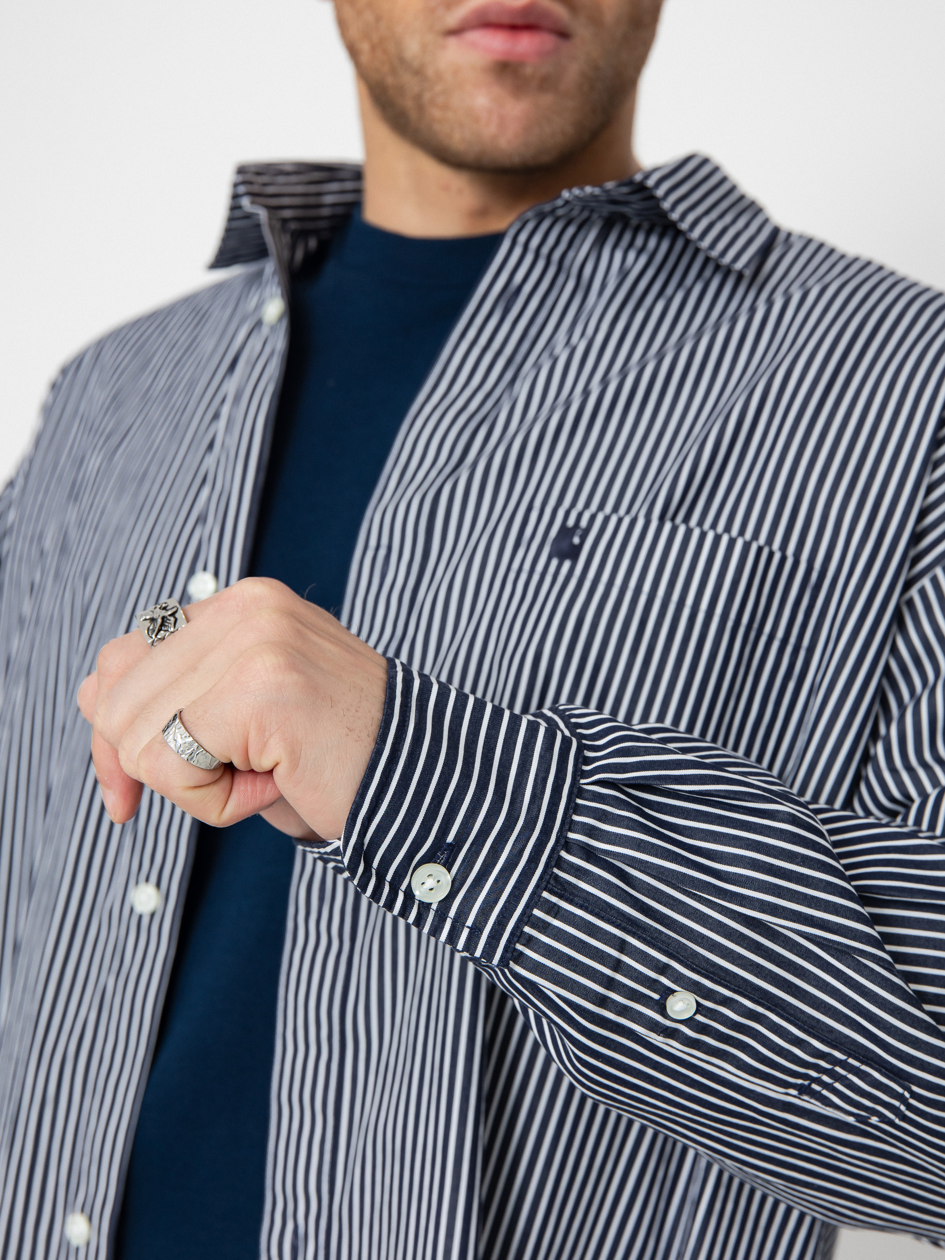 Košeľa Carhartt WIP Notus (arvin stripe/space)