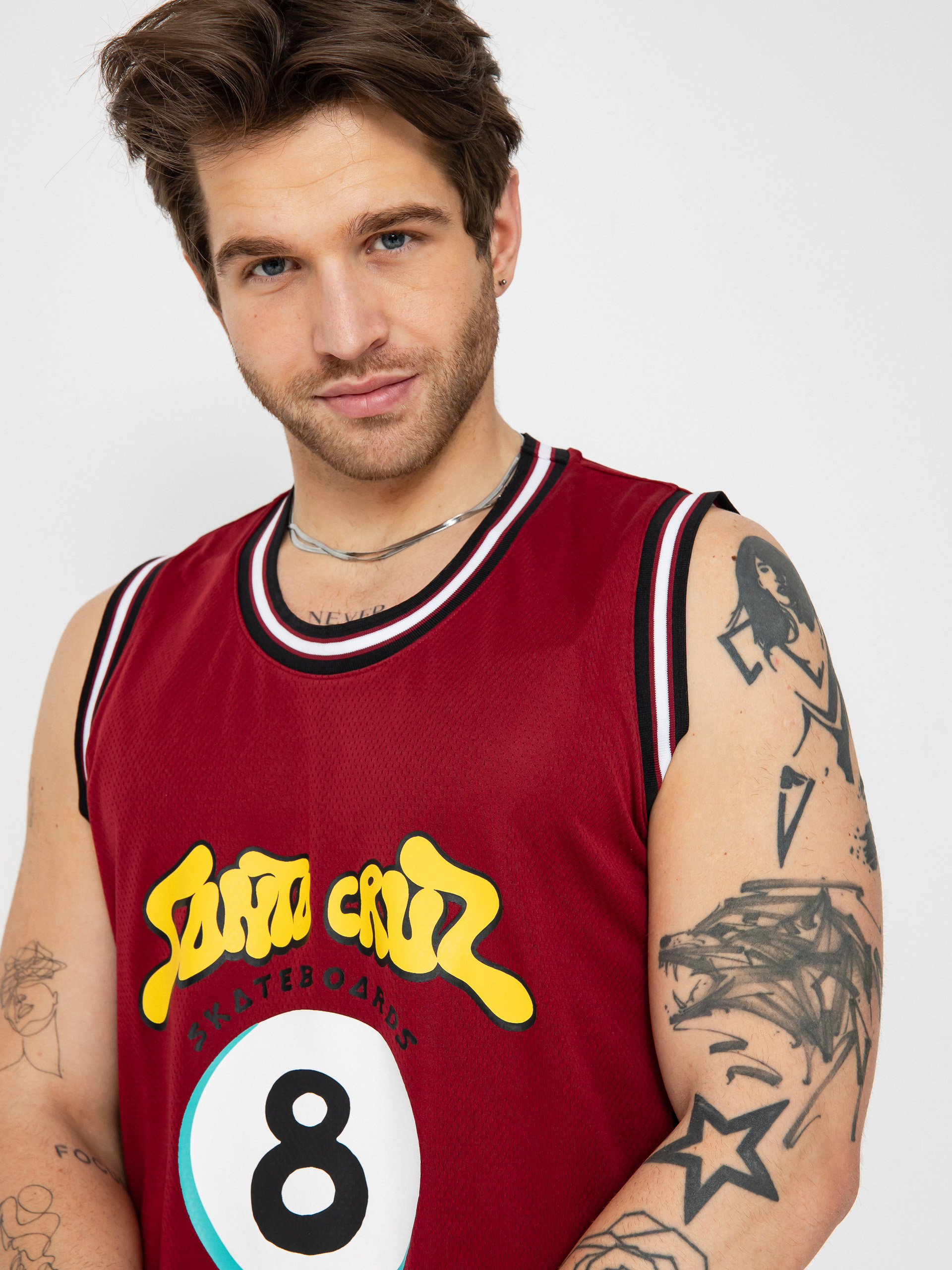 Tričko Santa Cruz Winkowski Ocho Mesh (dark rust/black)