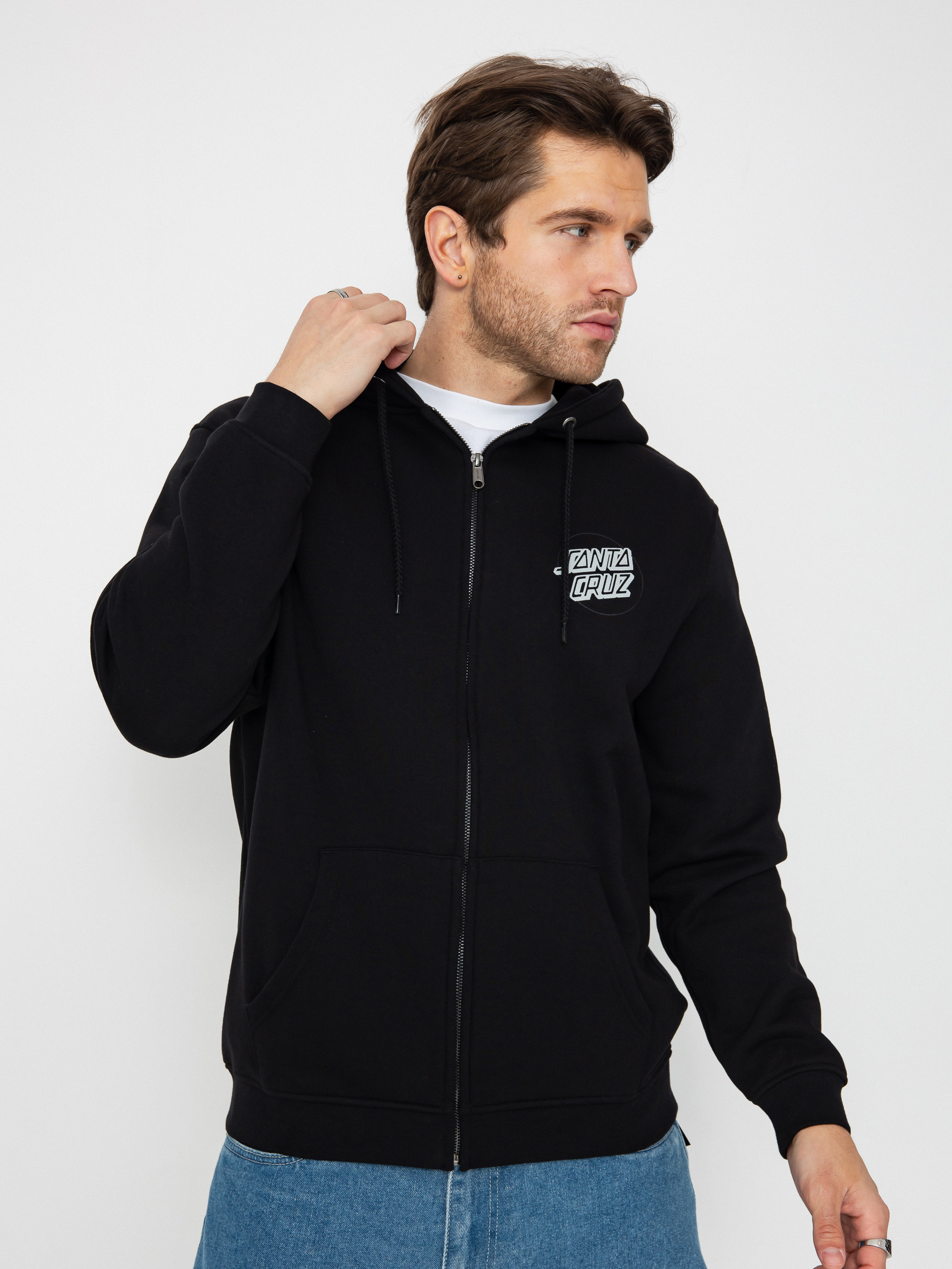 Mikina s kapucňou Santa Cruz Wooten Duo ZHD (black)