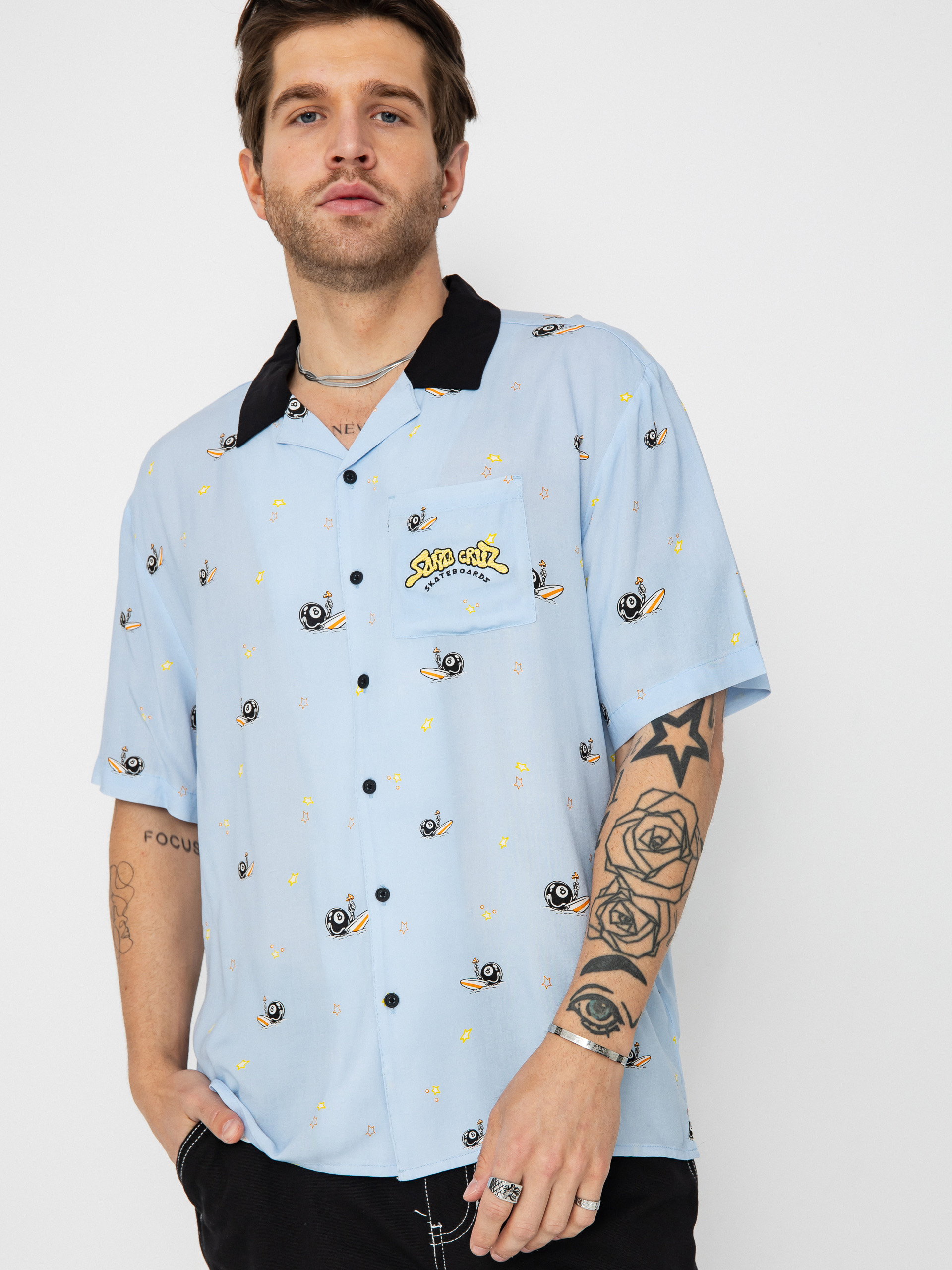 Košeľa Santa Cruz Winkowski Surf (fresh blue)