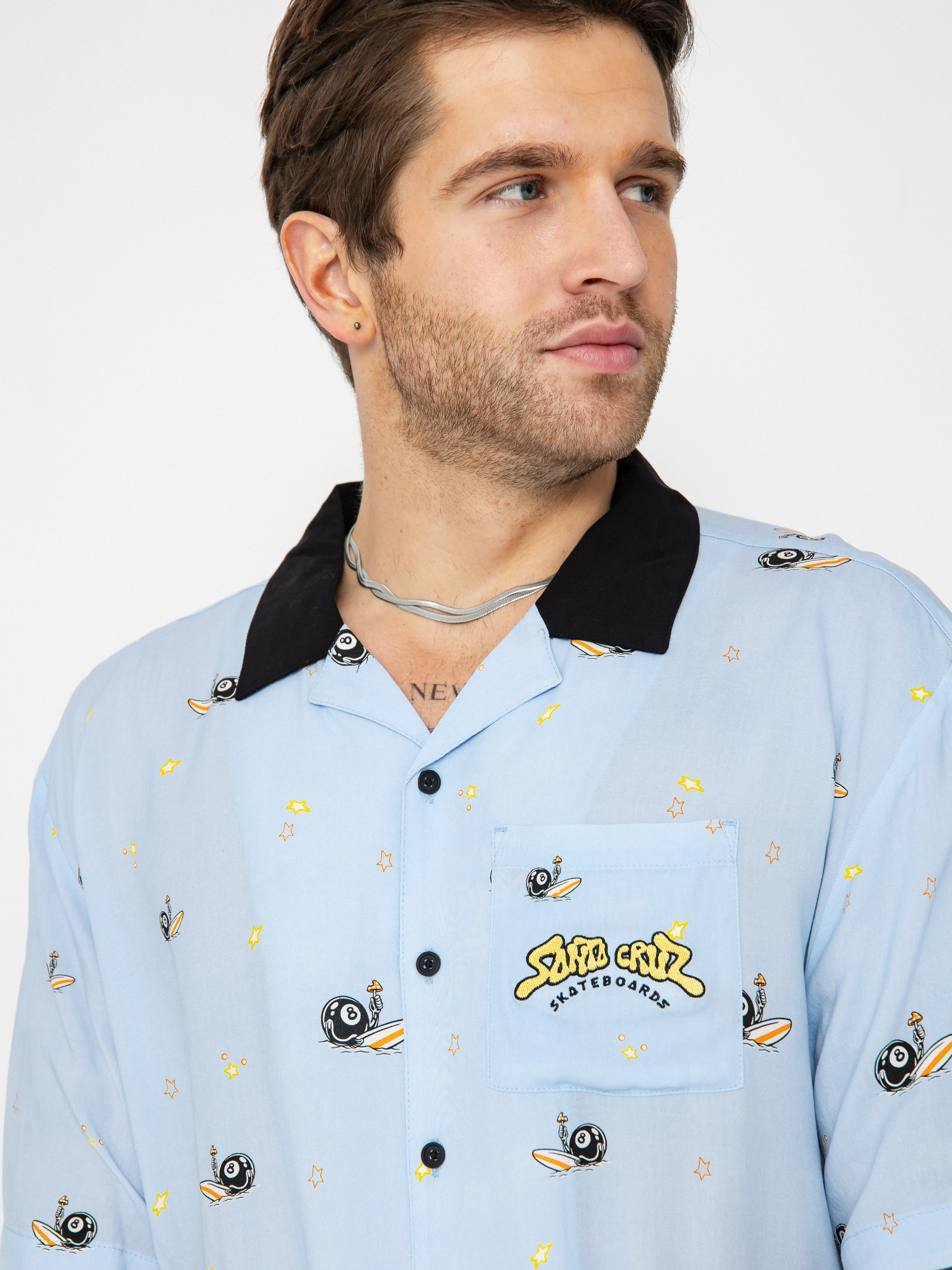 Košeľa Santa Cruz Winkowski Surf (fresh blue)