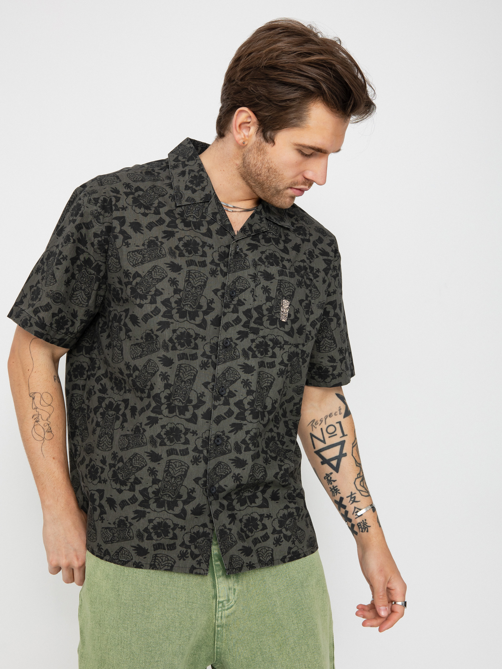 Košeľa Santa Cruz Roskopp Voodoo Room (black)