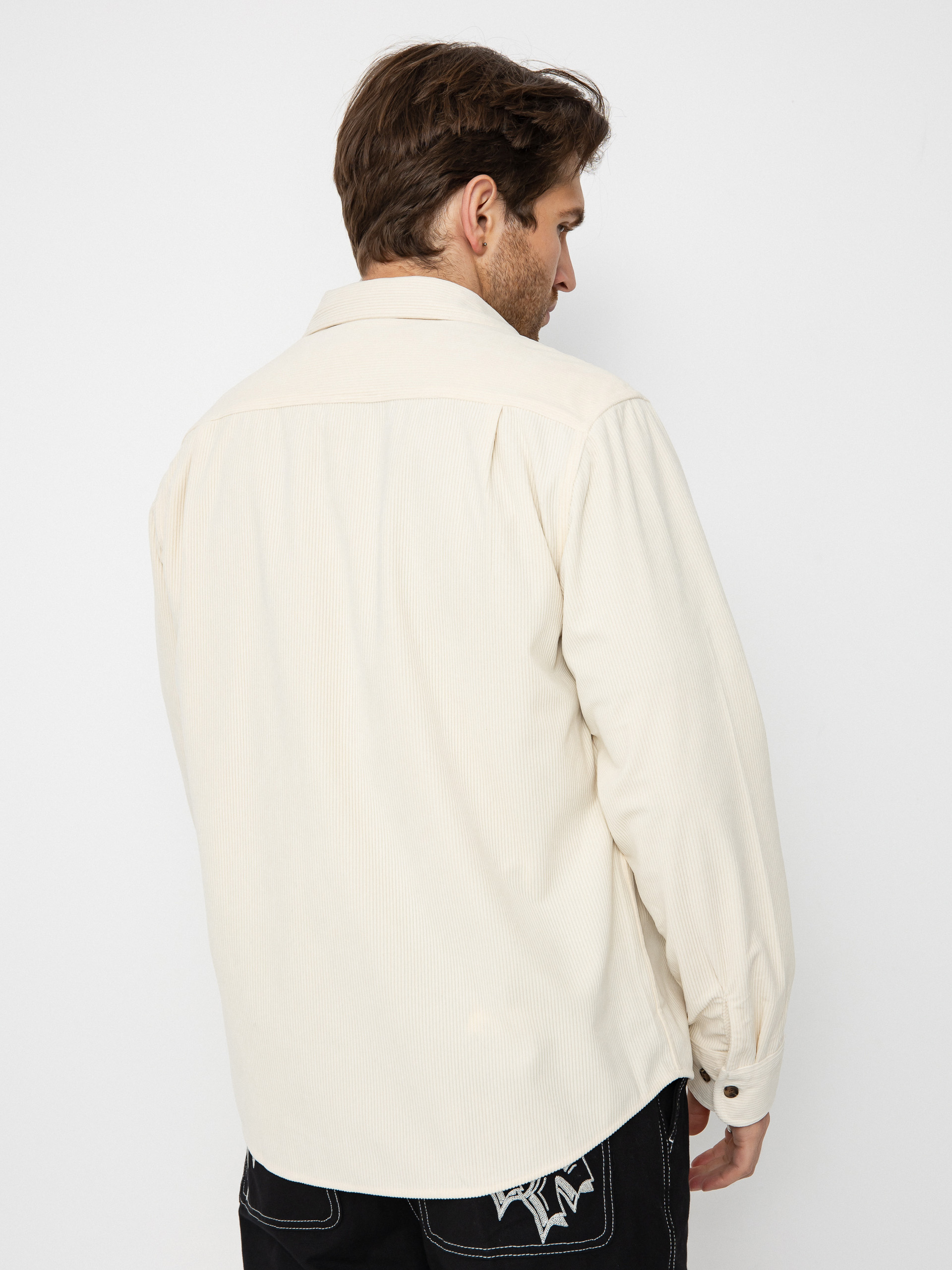 Košeľa Brixton The Field Corduroy Overshirt (whitecap)