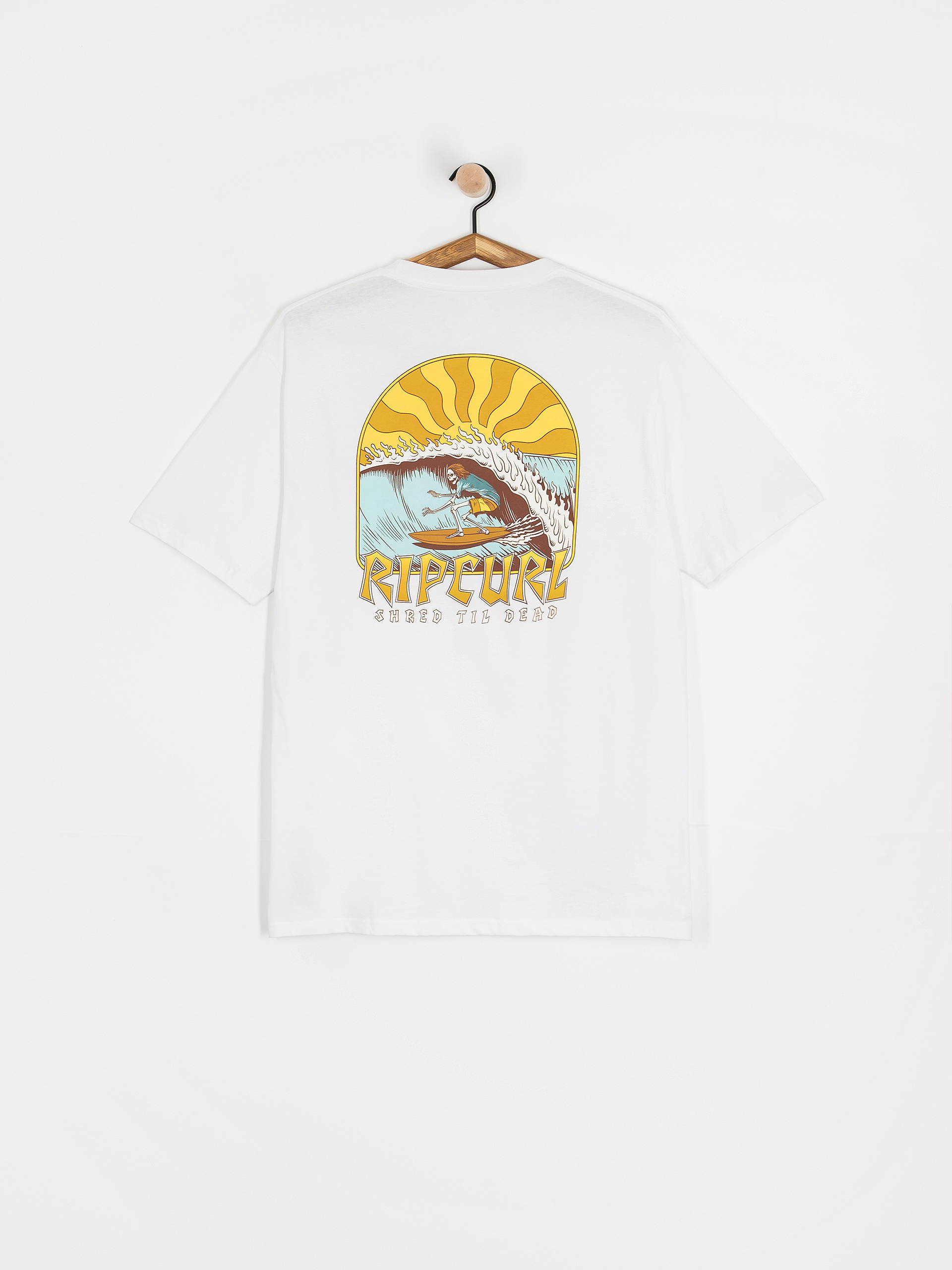 Tričko Rip Curl Shred Til (white)