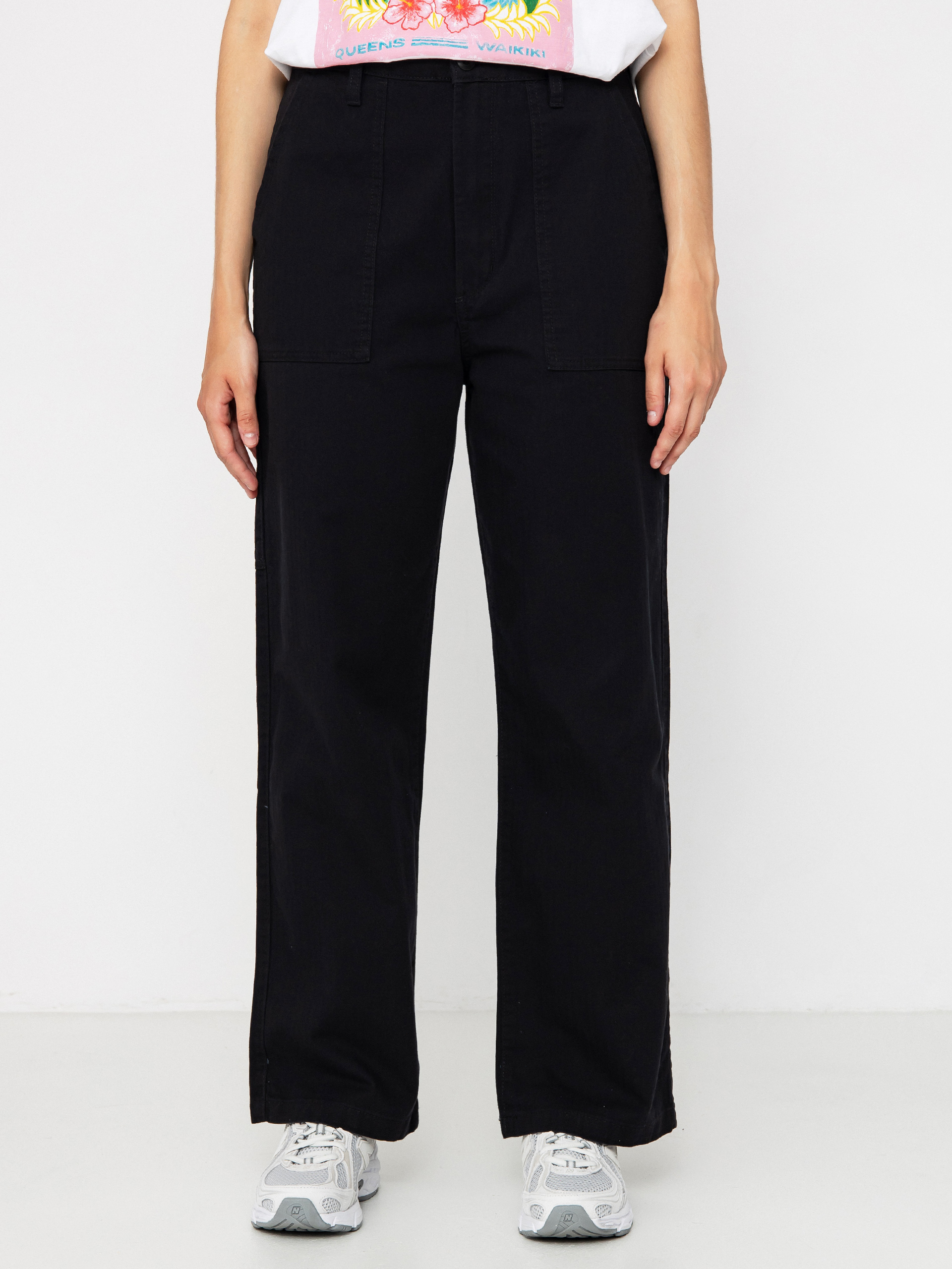Nohavice Vans Union Relaxed Carpenter Wmn (black)