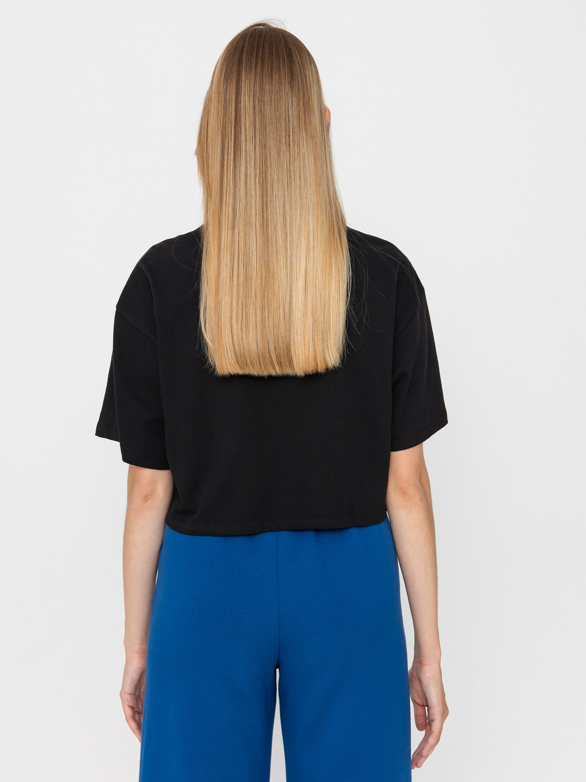 Tričko Vans Grinning Face Relax Crop Wmn (black)