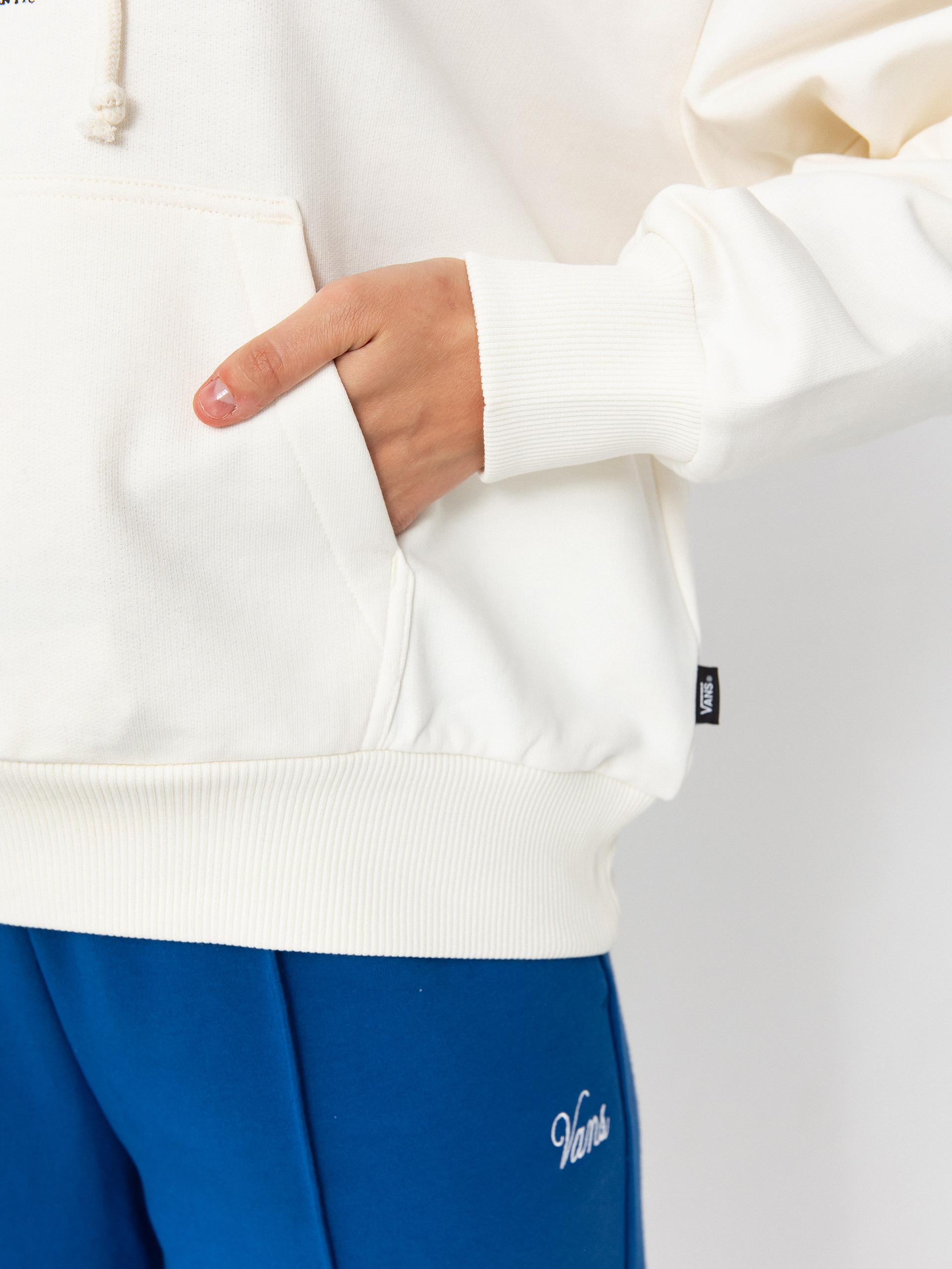 Mikina s kapucňou Vans Cosmic Ray Retro Fit HD Wmn (marshmallow)