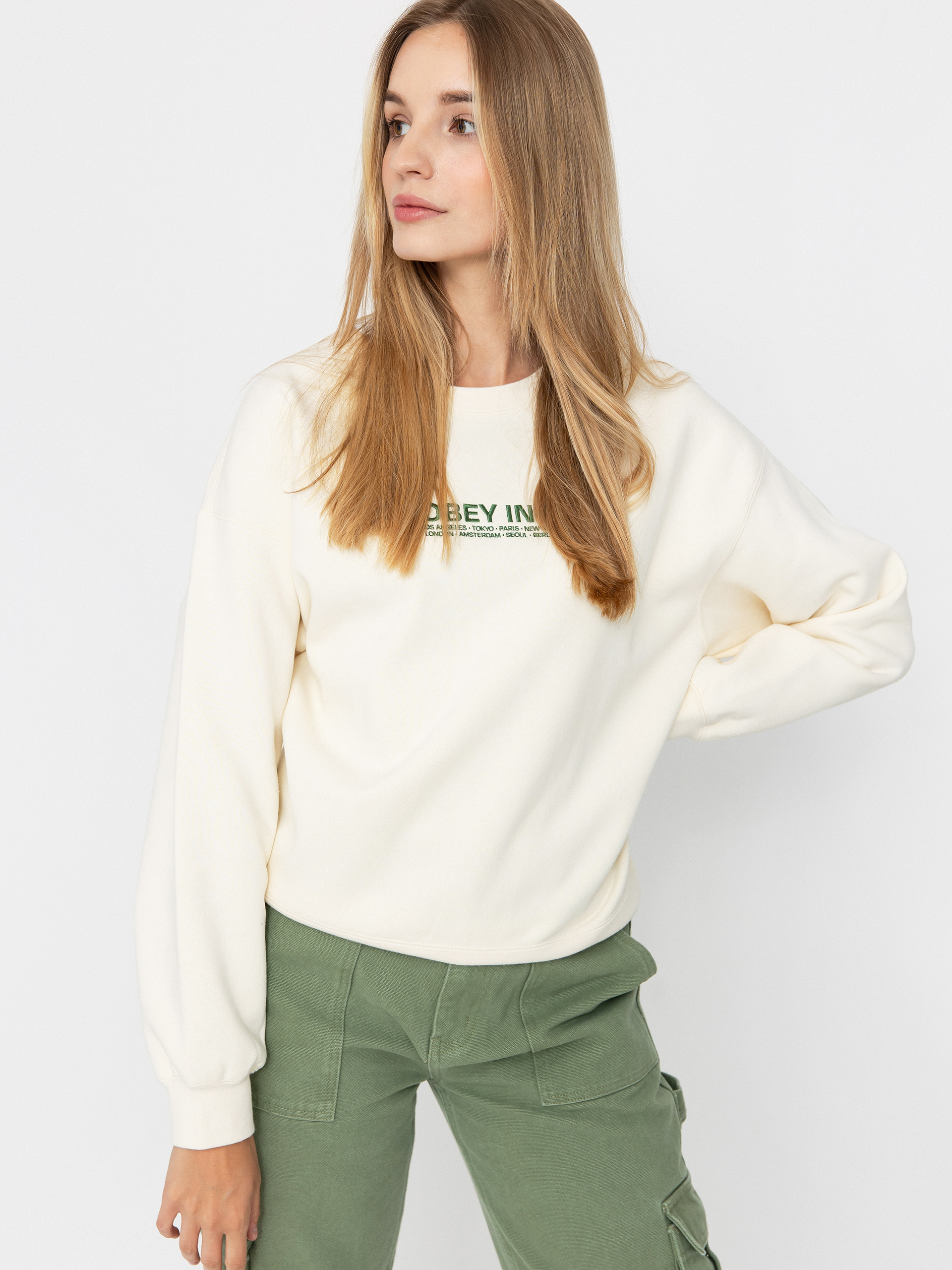 Mikina OBEY Int Crew