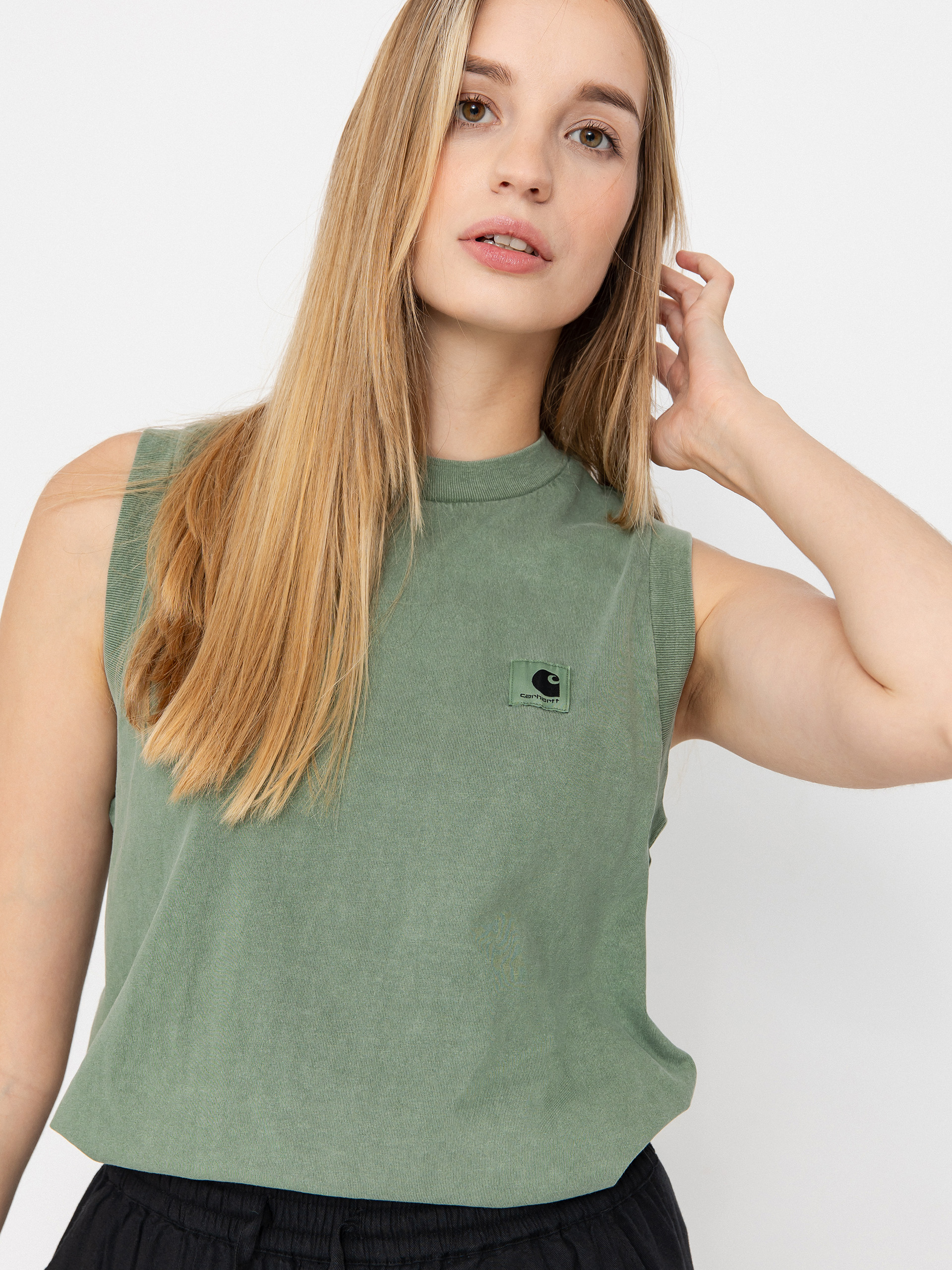 Tričko Carhartt WIP Nelson Wmn (park)