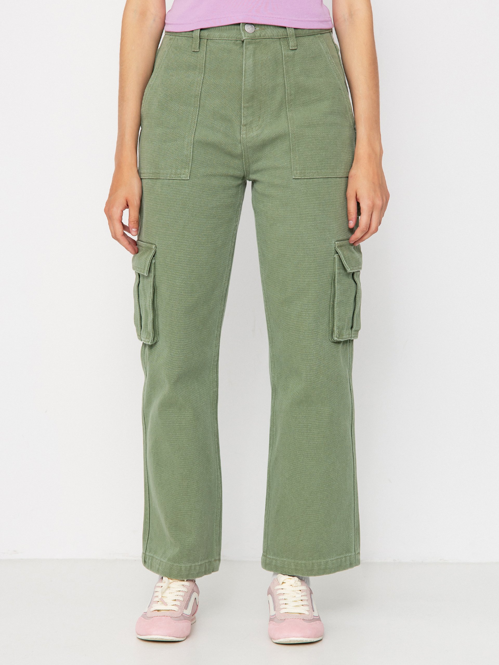 Nohavice Santa Cruz Workers Cargo Wmn (pale sage wash)