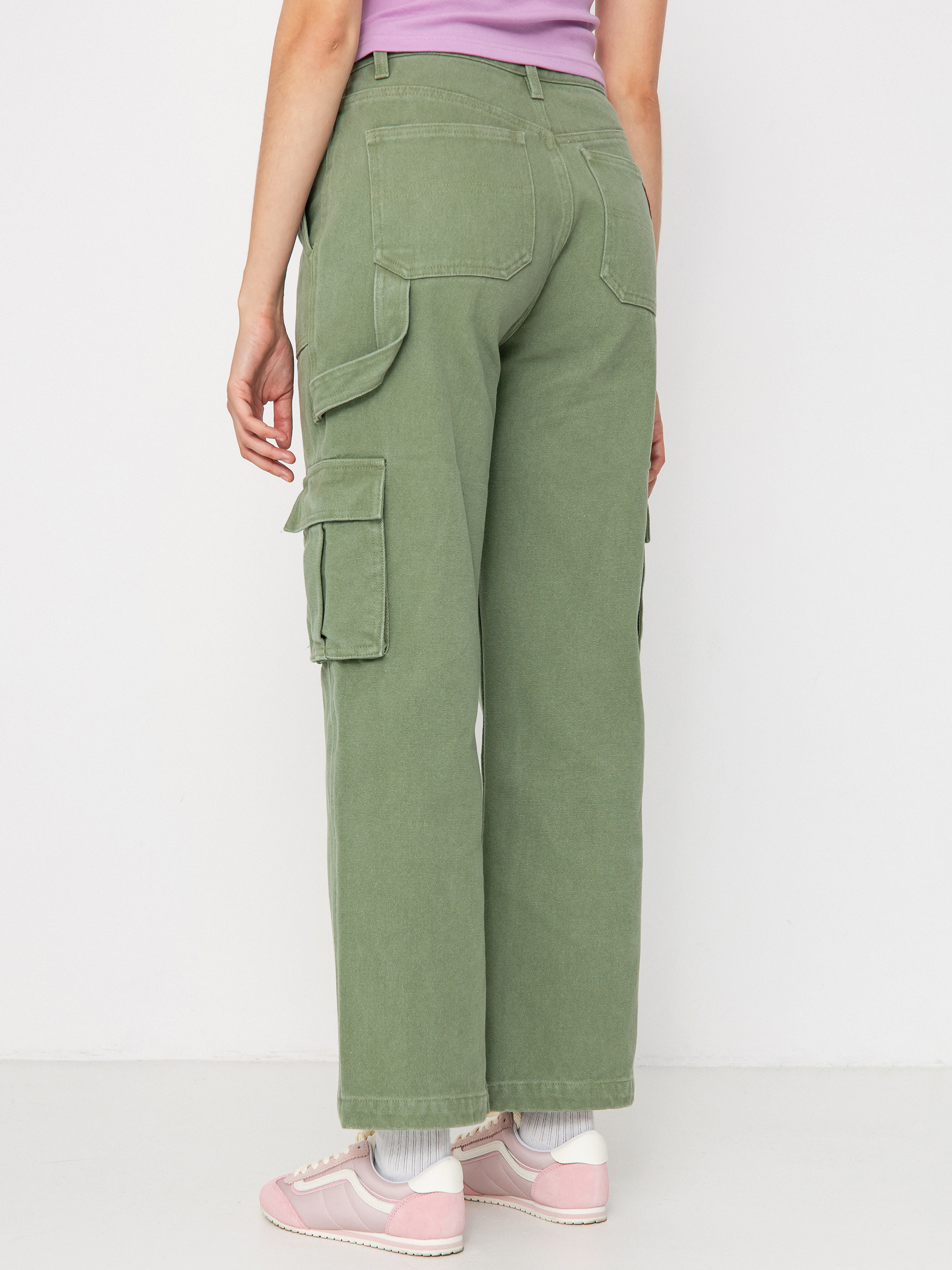 Nohavice Santa Cruz Workers Cargo Wmn (pale sage wash)
