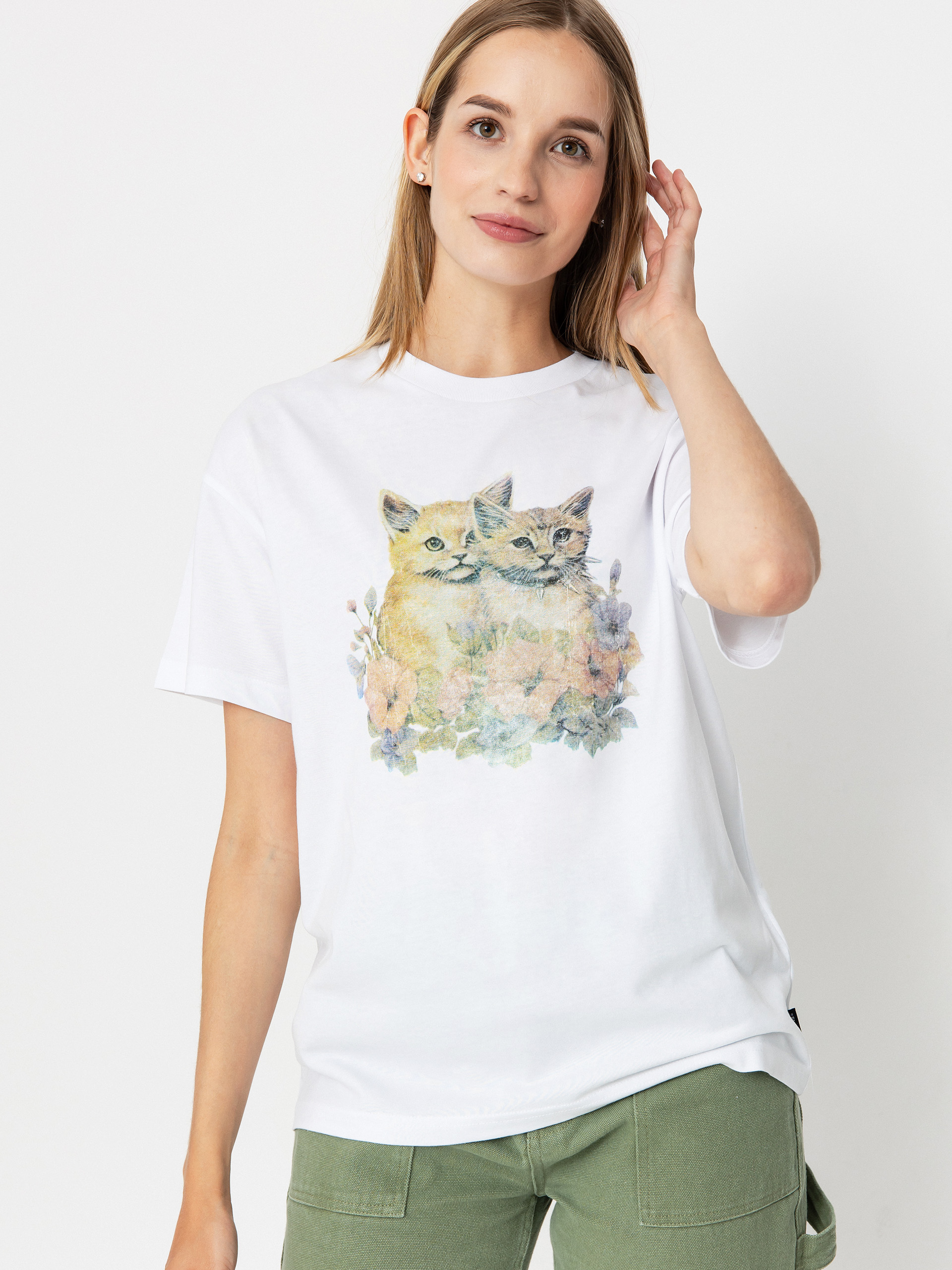 Tričko Vans Smitten Oversized Wmn (white)