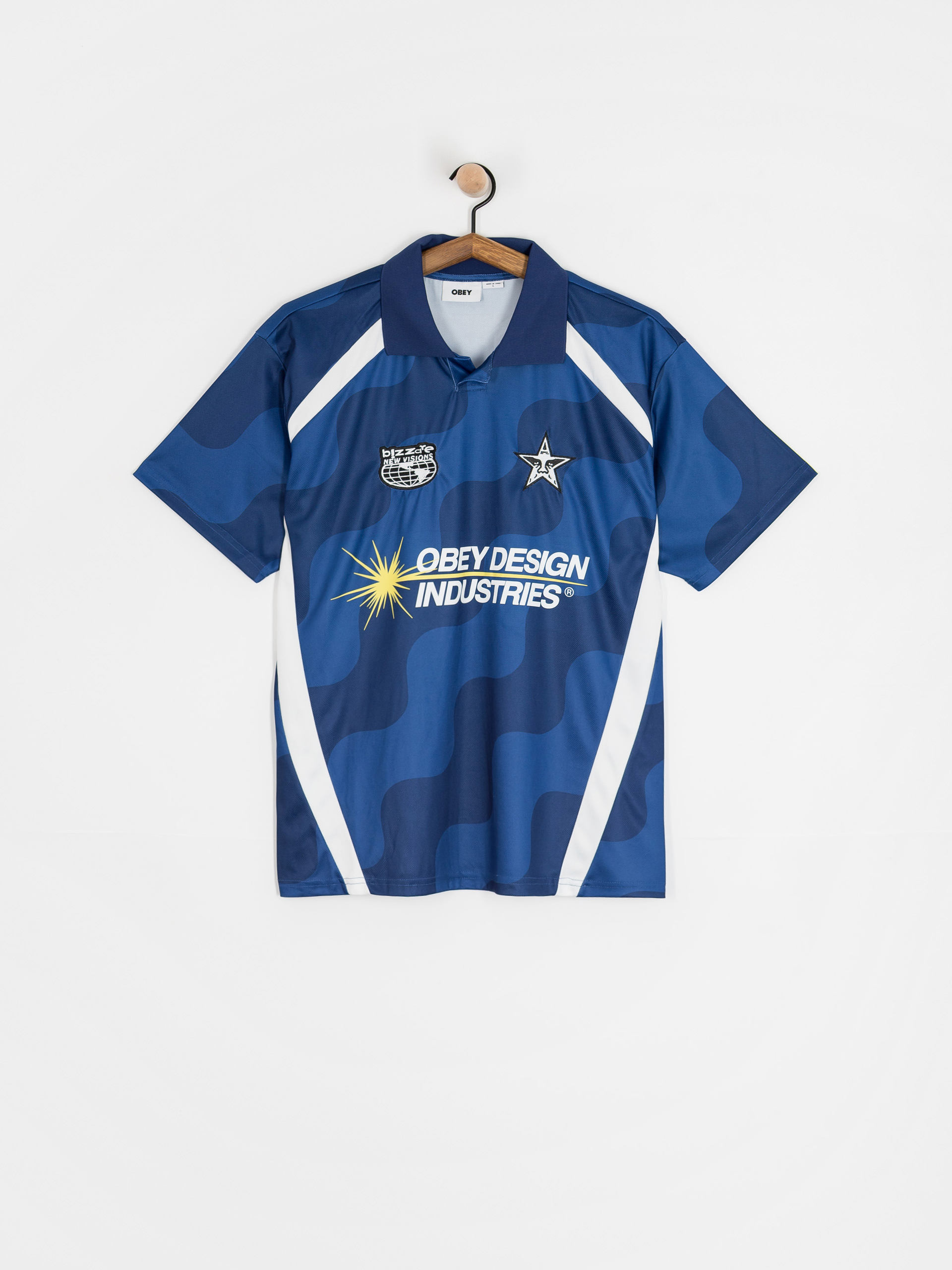Tričko OBEY Soccer Jersey (blue multi)
