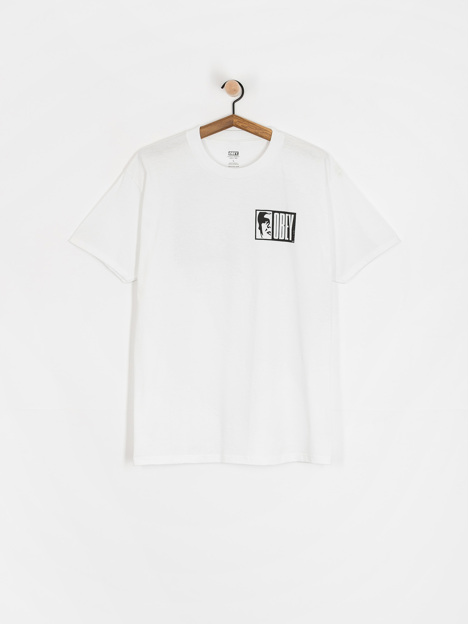 Tričko OBEY Half Icon (white)
