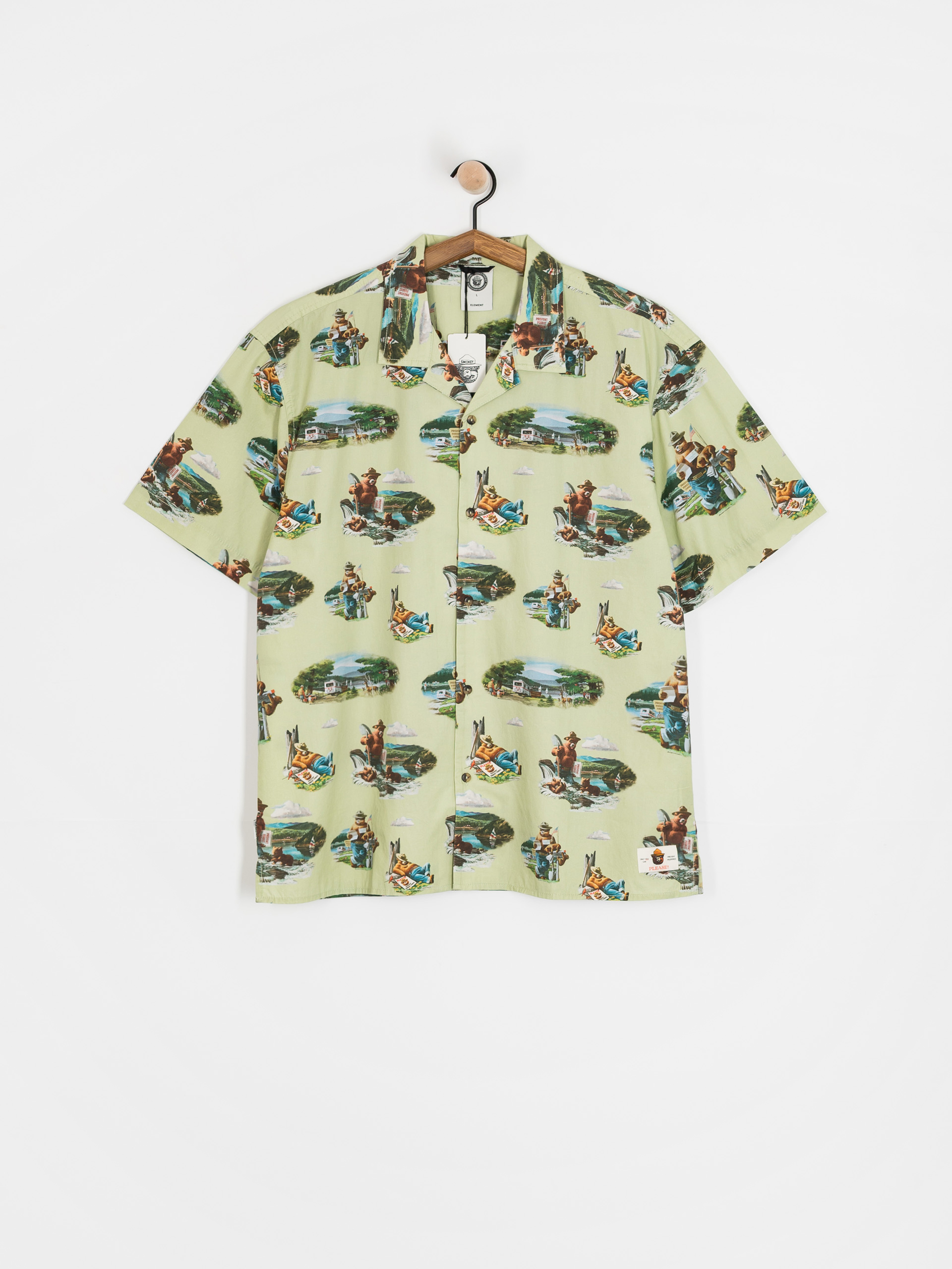 Košeľa Element Sbxe Camp (oyster gray)