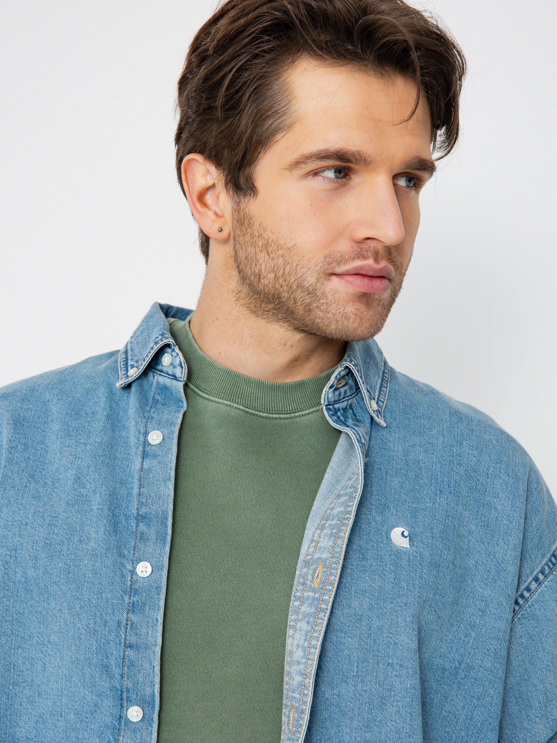 Košeľa Carhartt WIP Lucas (blue)