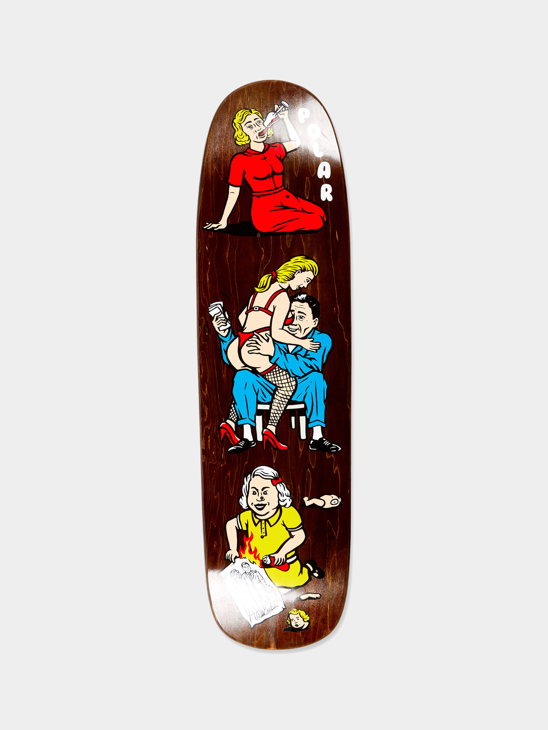 Doska Polar Skate Team Model Family Affair (brown)