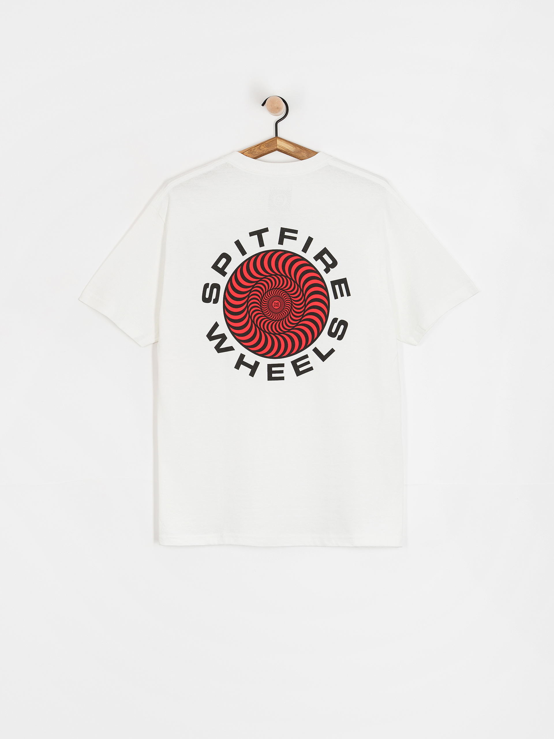 Tričko Spitfire Classic 87 Swirl Fill (white w/black&red prints)