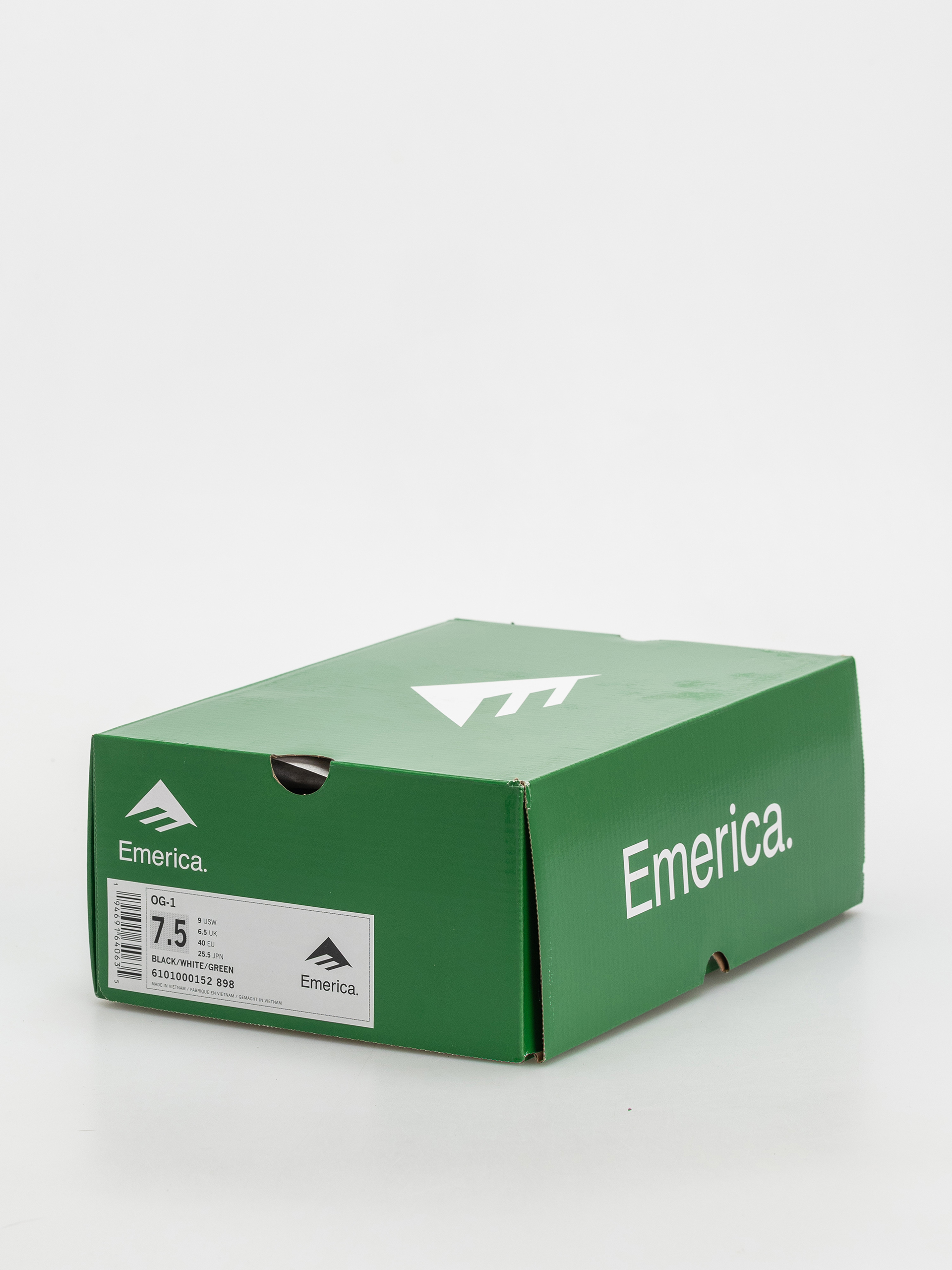 Topánky Emerica Og 1 (black/white/green)