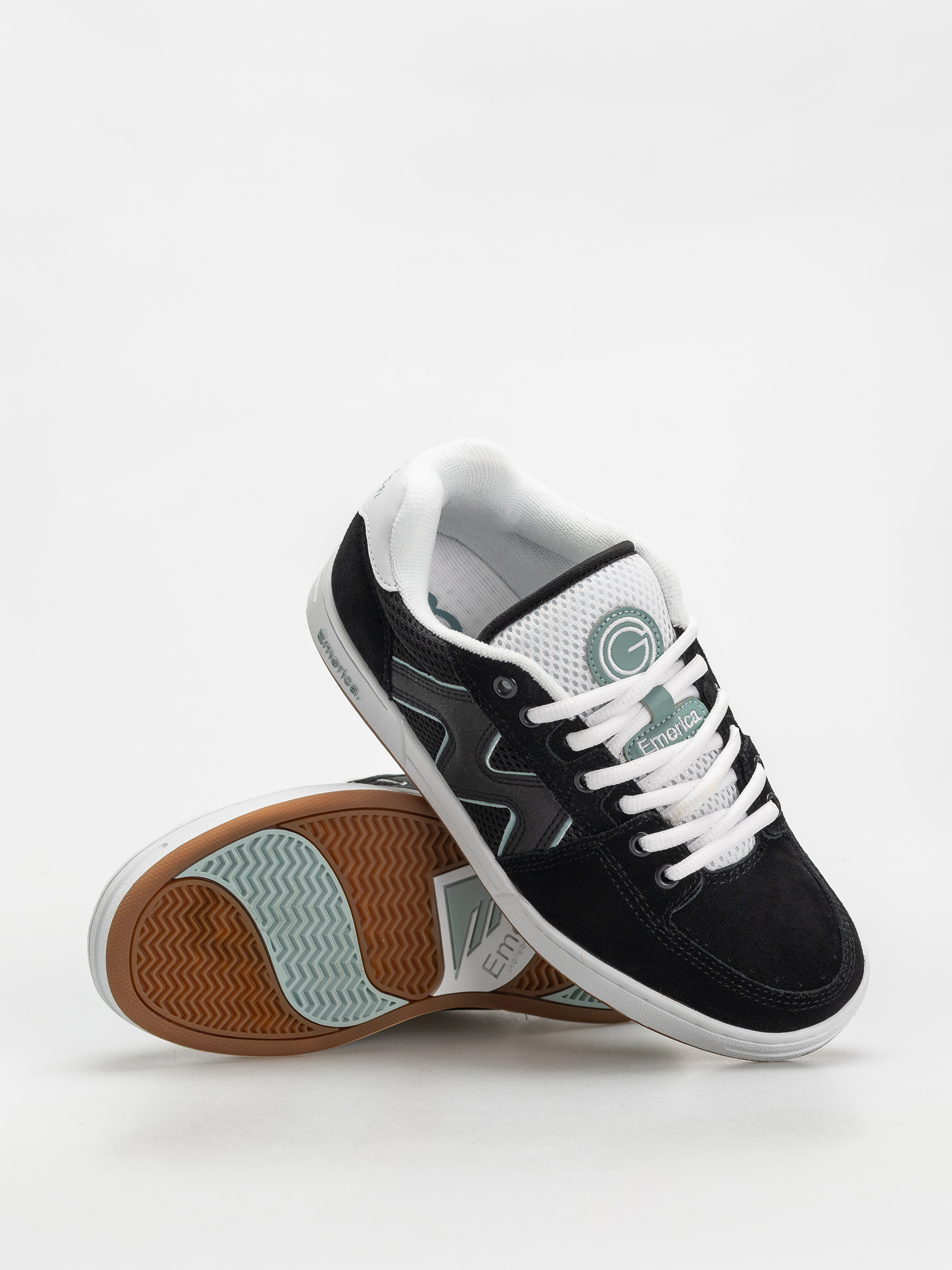 Topánky Emerica Og 1 (black/white/green)