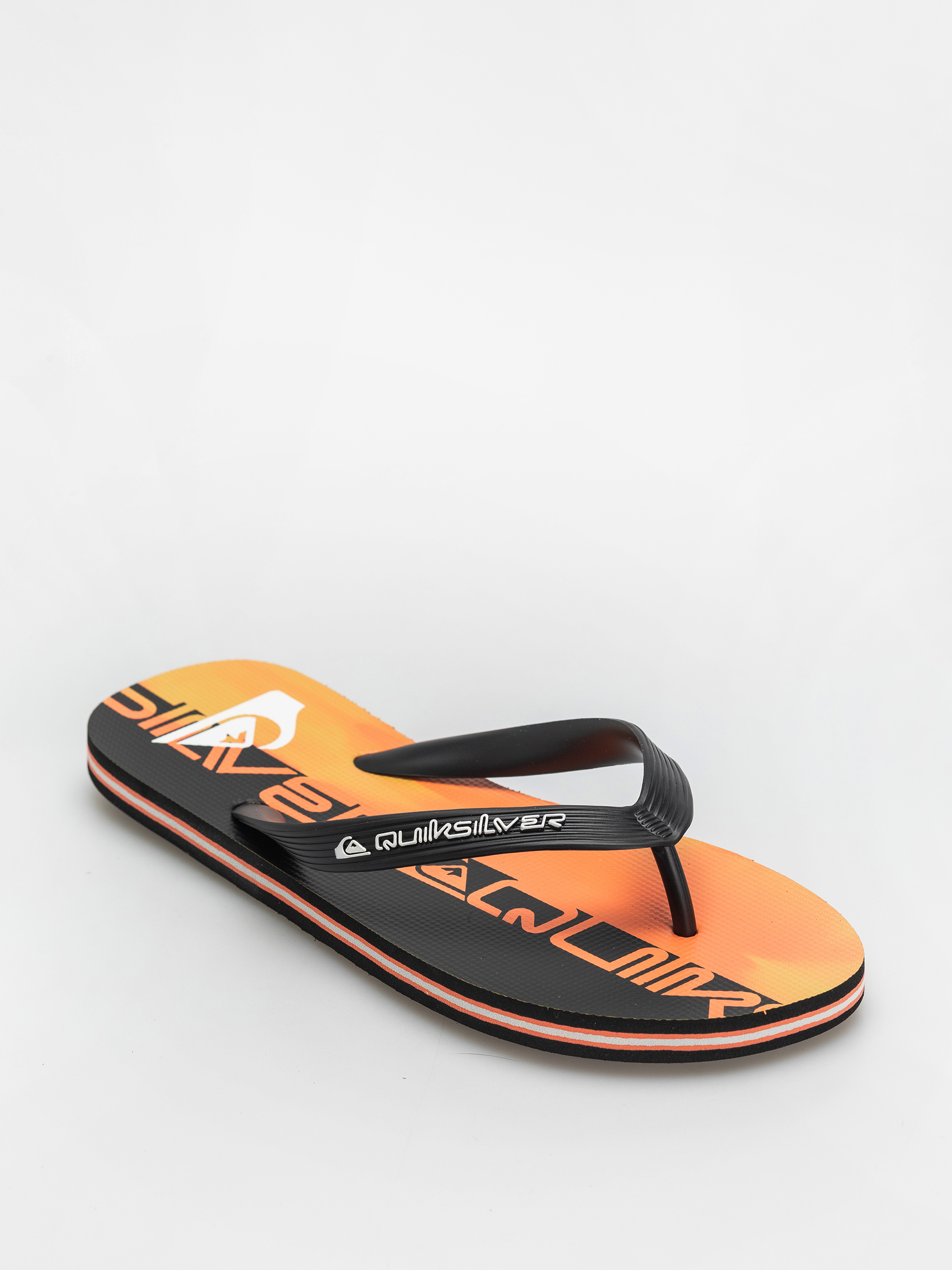 Plážovky Quiksilver Molokai Art 25 (fiery coral wordblock)