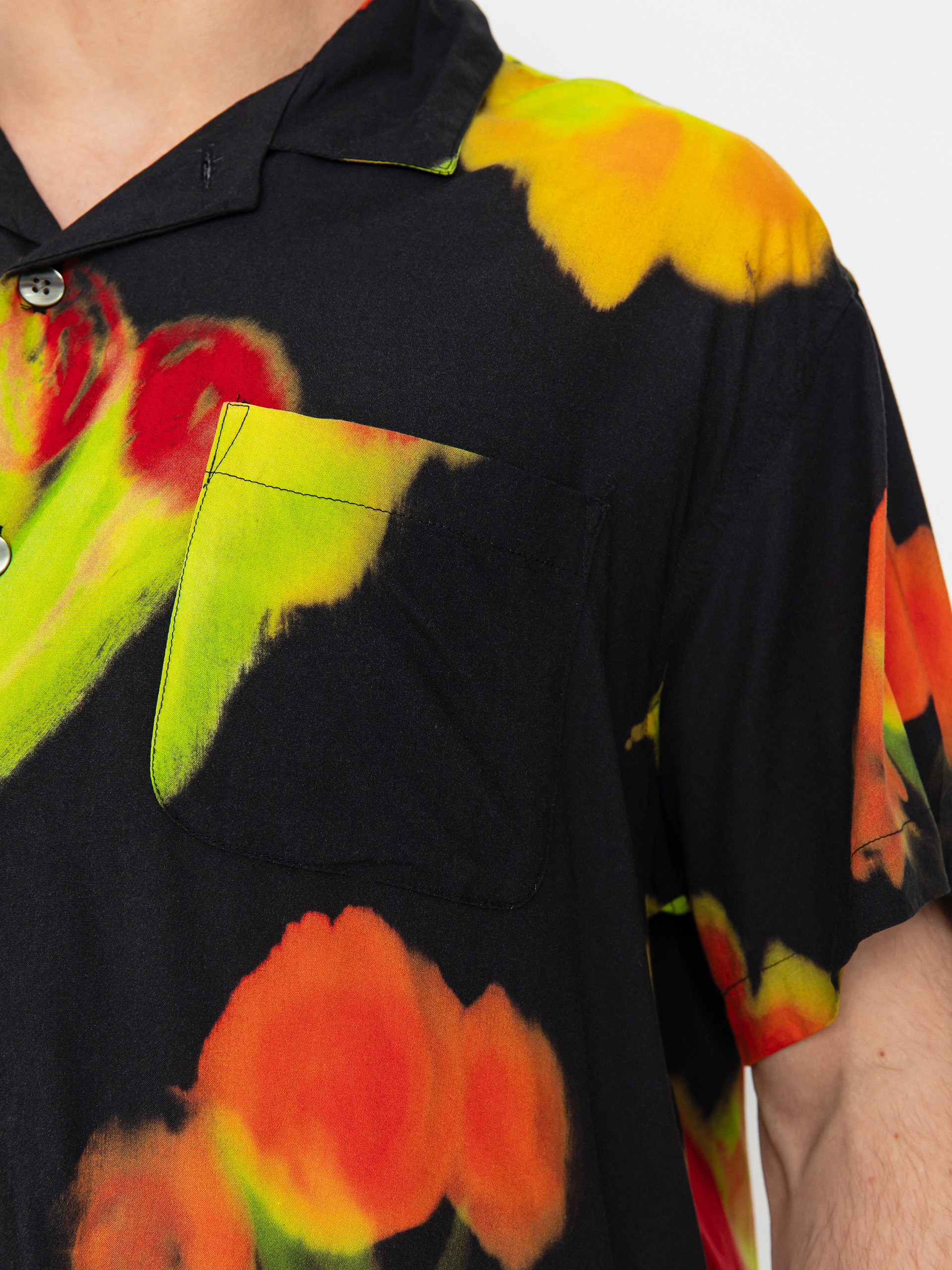 Košeľa OBEY Kinney (black multi)