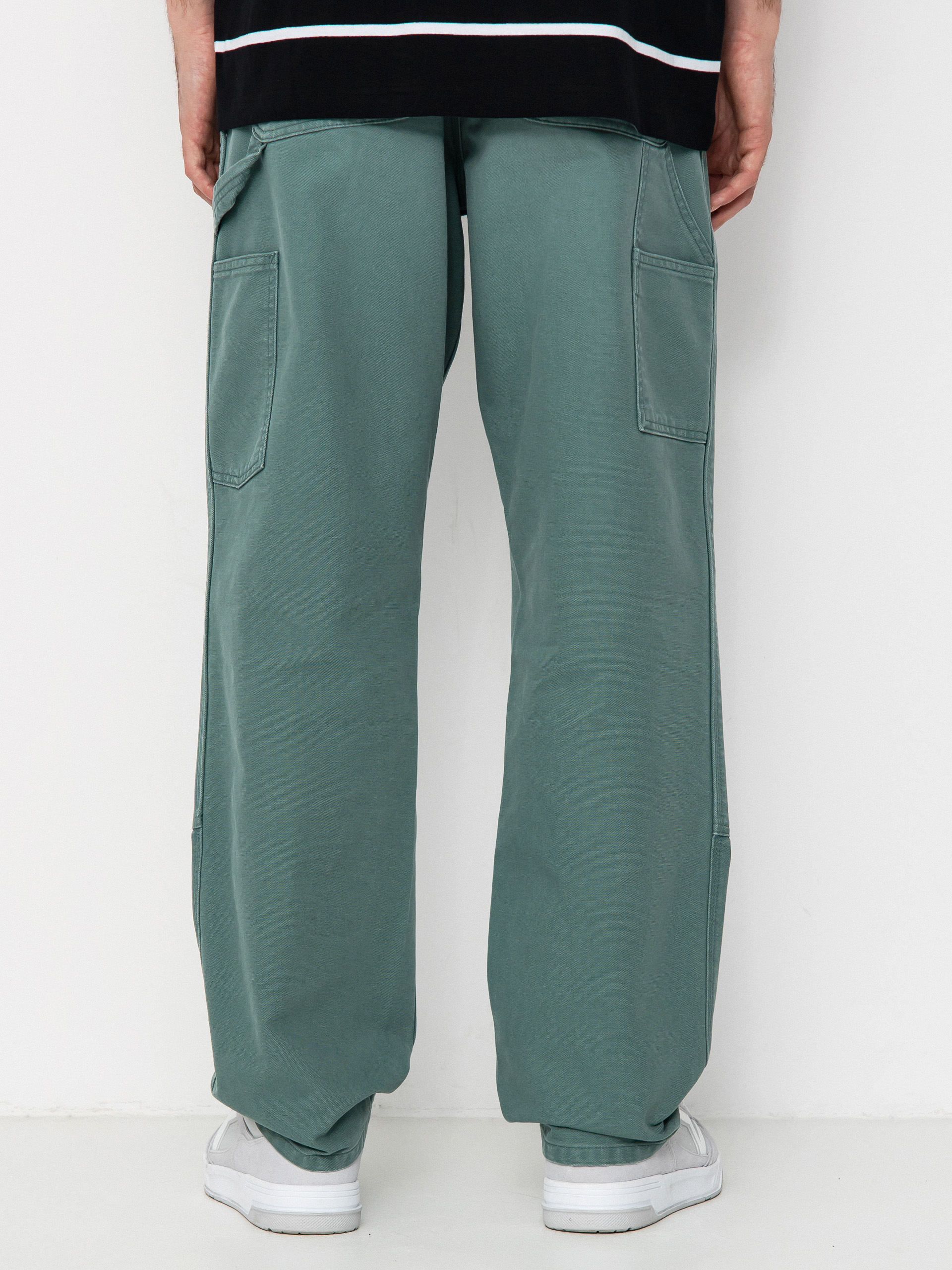 Nohavice Carhartt WIP Double Knee (silver pine)