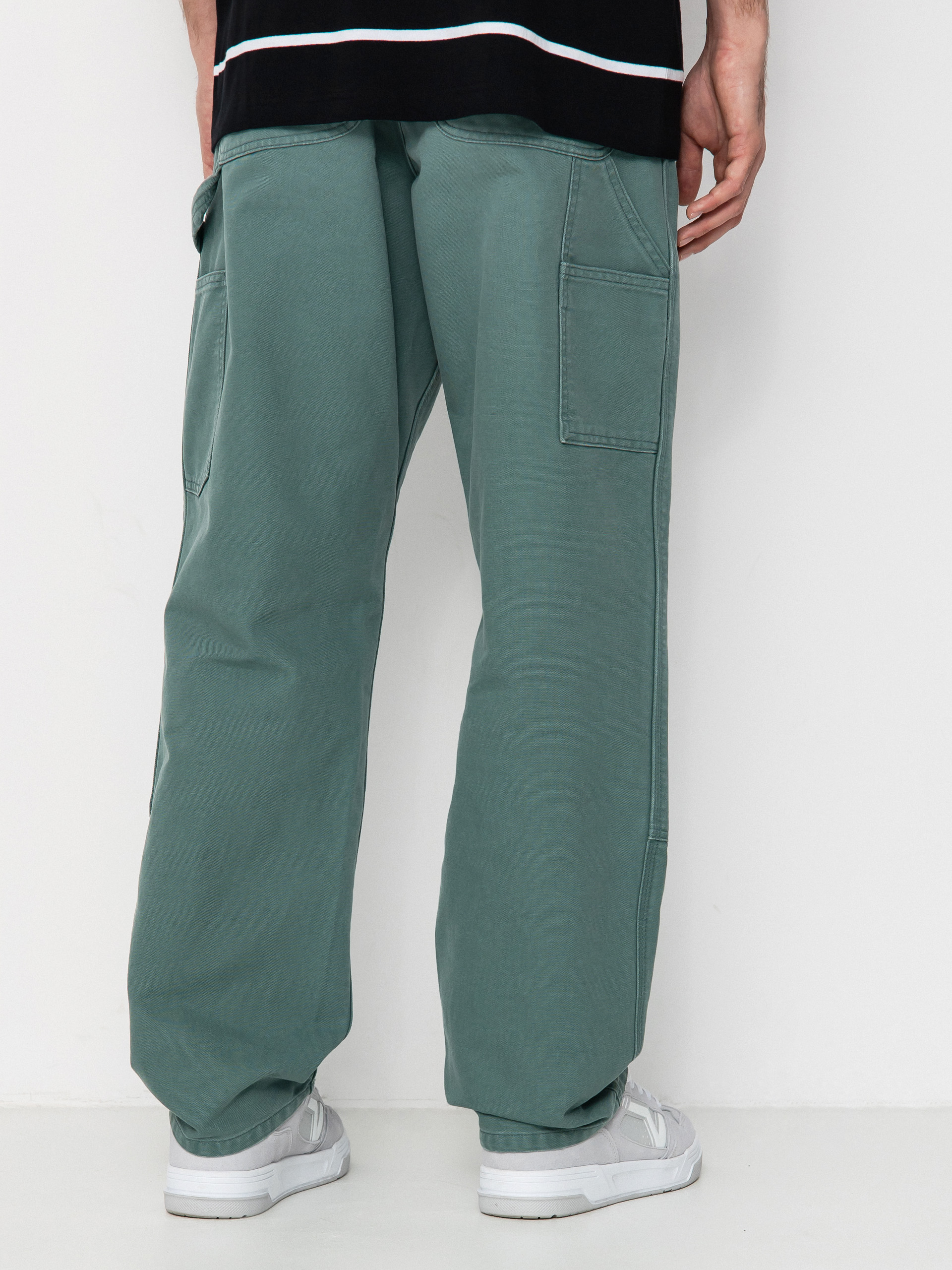 Nohavice Carhartt WIP Double Knee (silver pine)