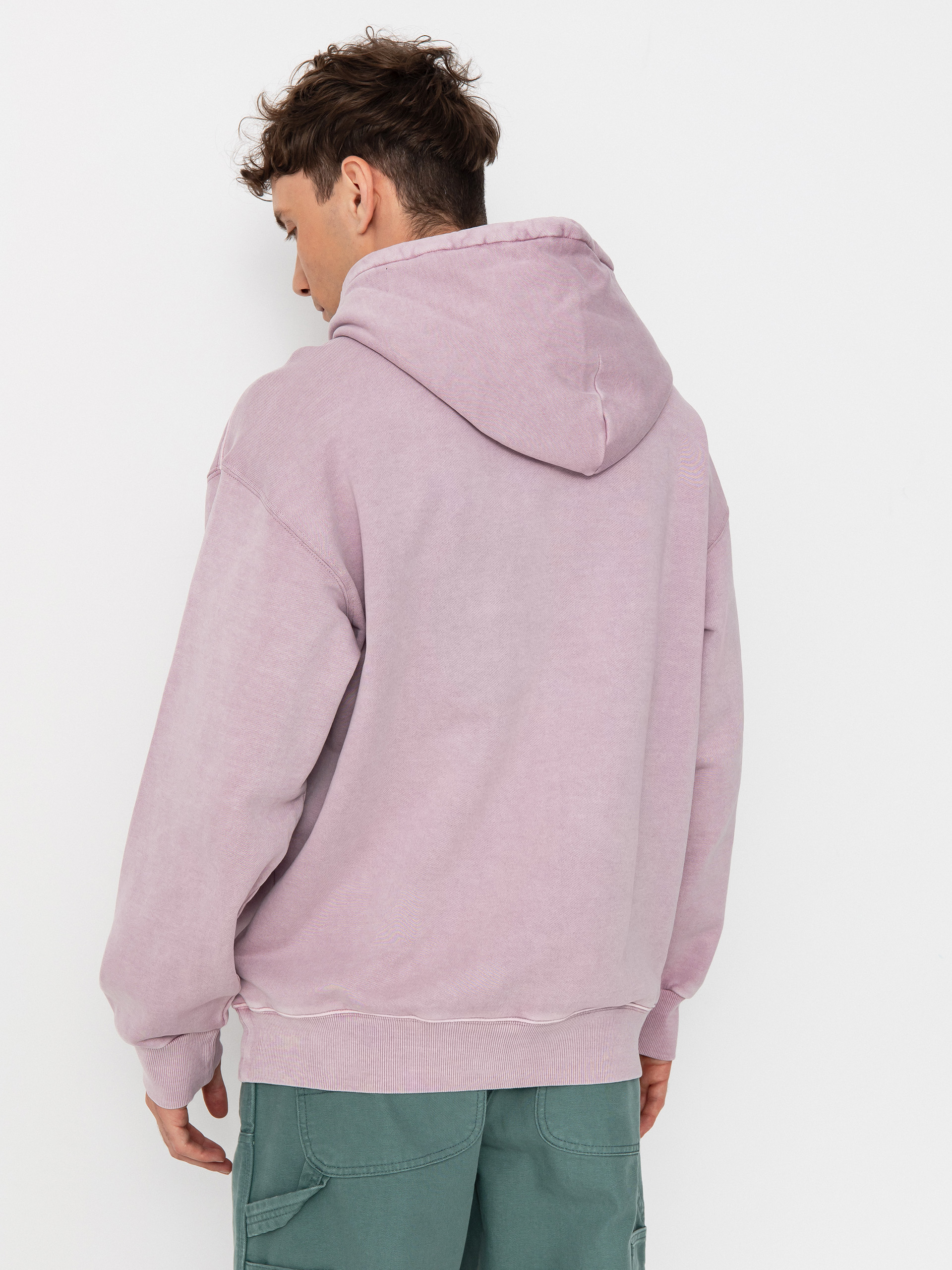 Mikina s kapucňou Carhartt WIP Nelson HD (hortensia)