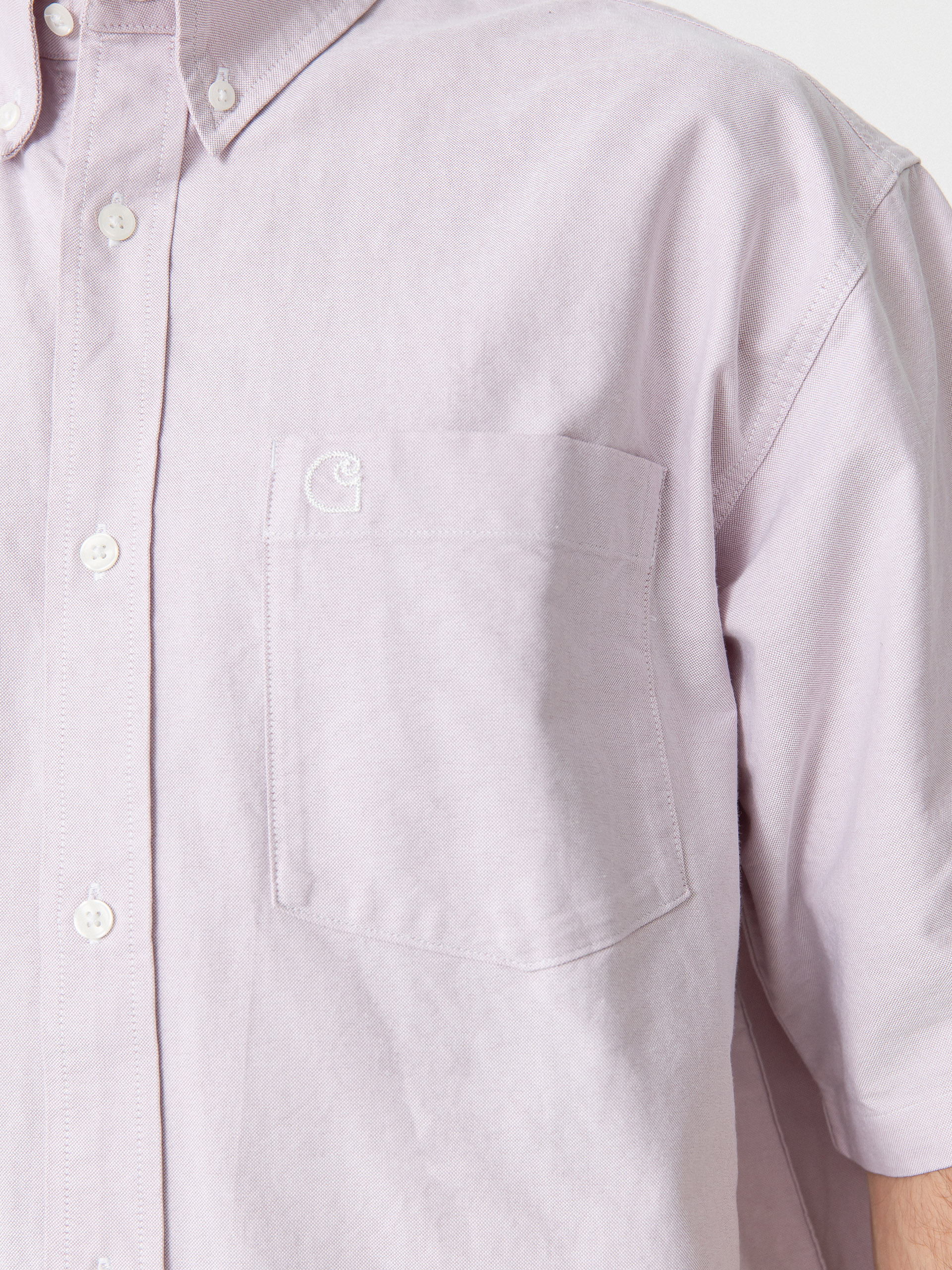 Košeľa Carhartt WIP Braxton (hortensia/wax)