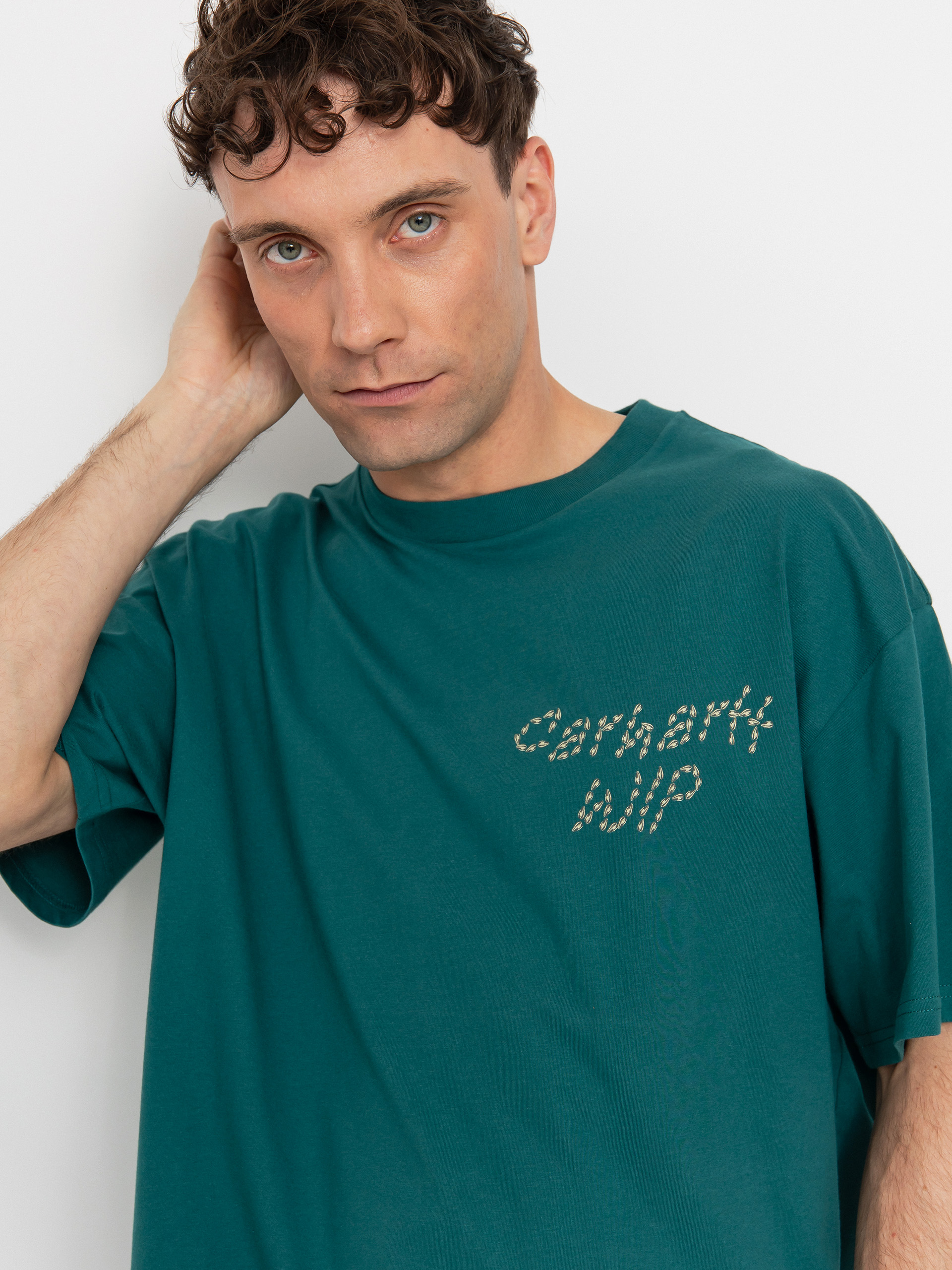 Tričko Carhartt WIP Sunflower (rainforest)