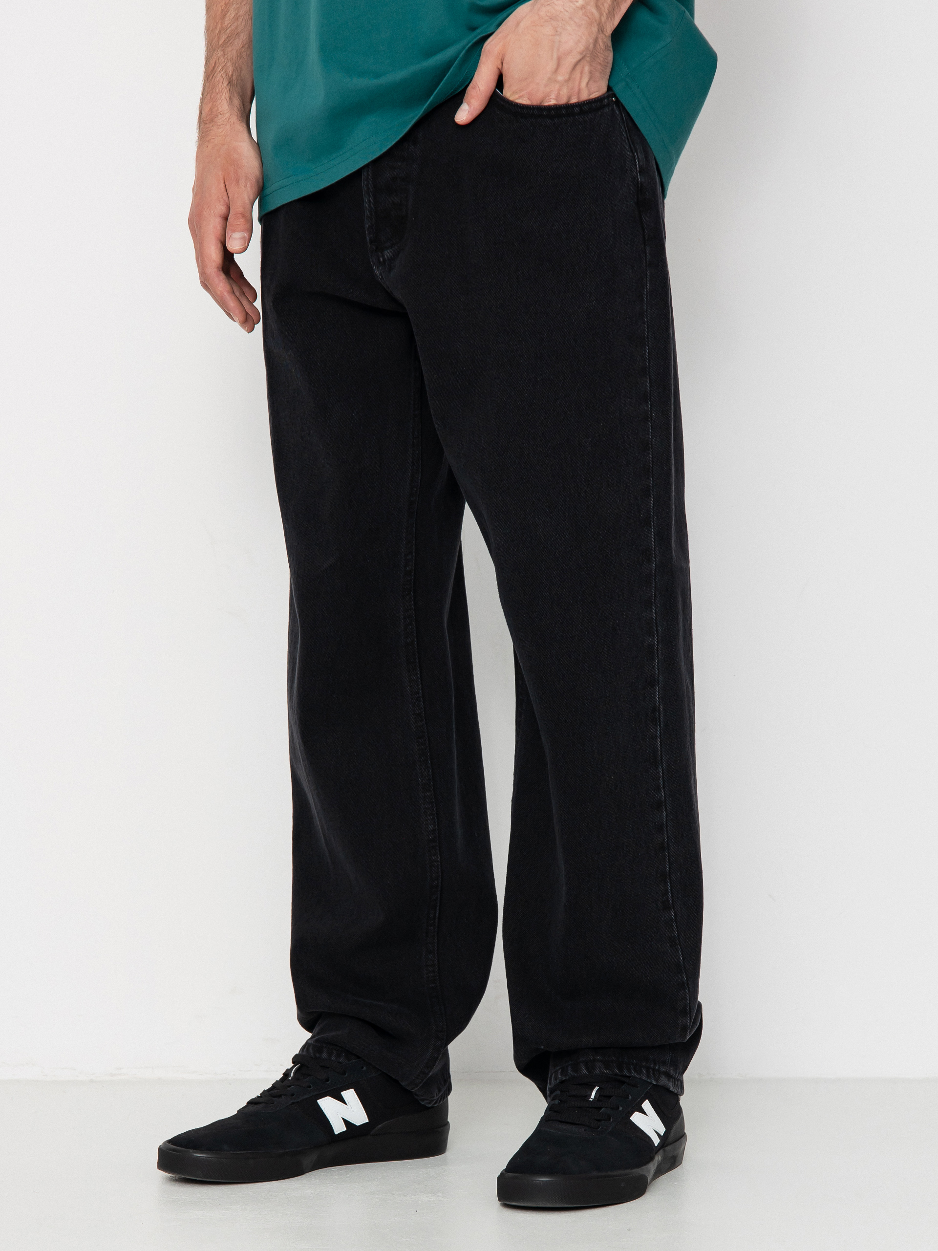 Nohavice OBEY Hardwork Denim (faded black)