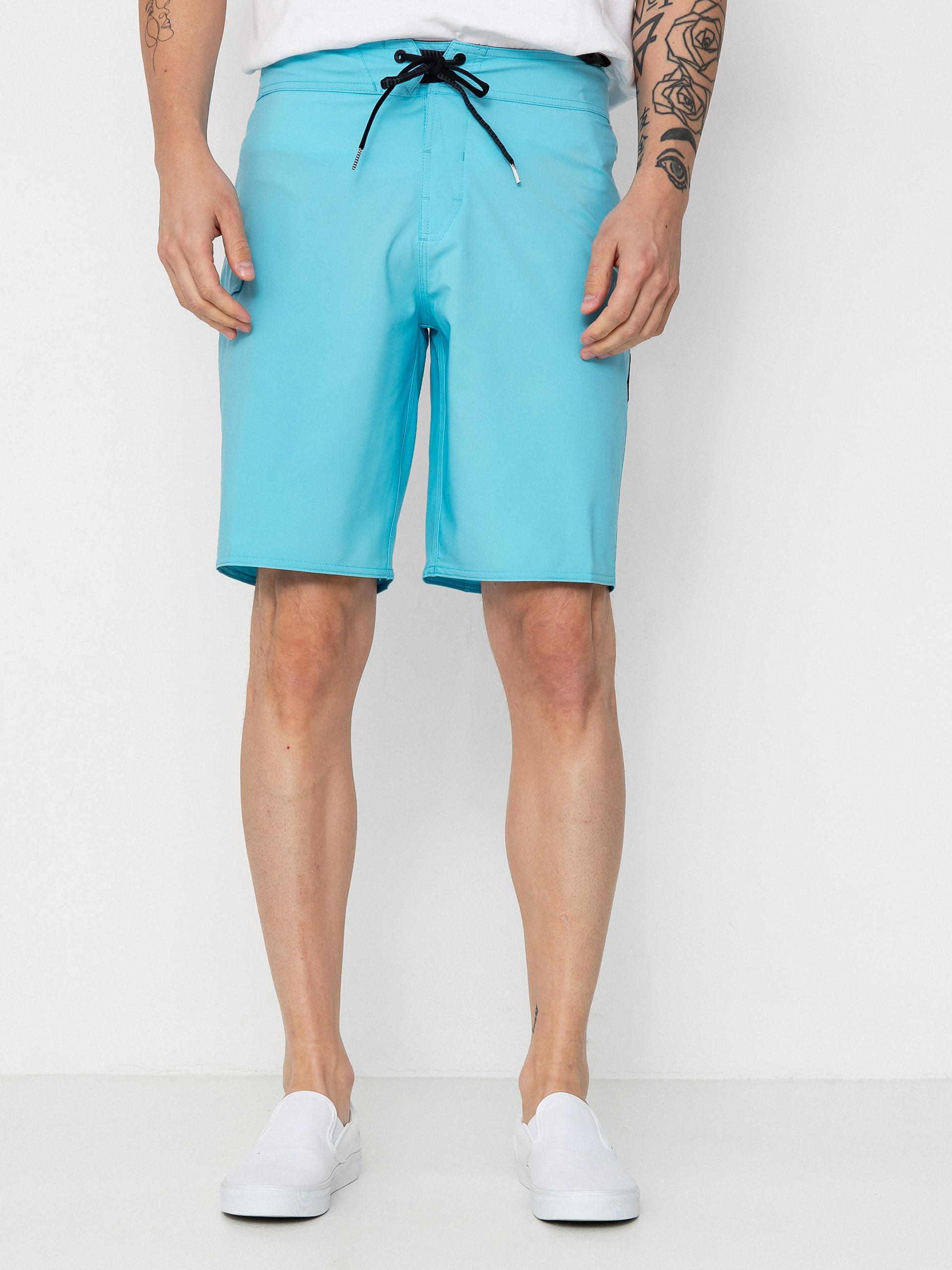 Plážové kraťasy Volcom Lido Solid Mod 20 (resin blue)