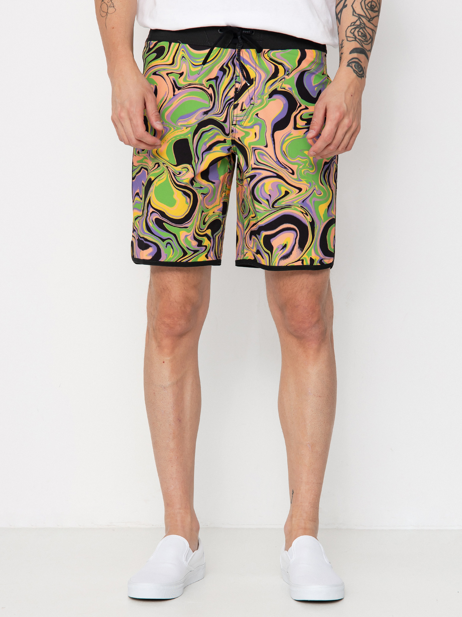 Plážové kraťasy Volcom Infuse Scallop Mod 19