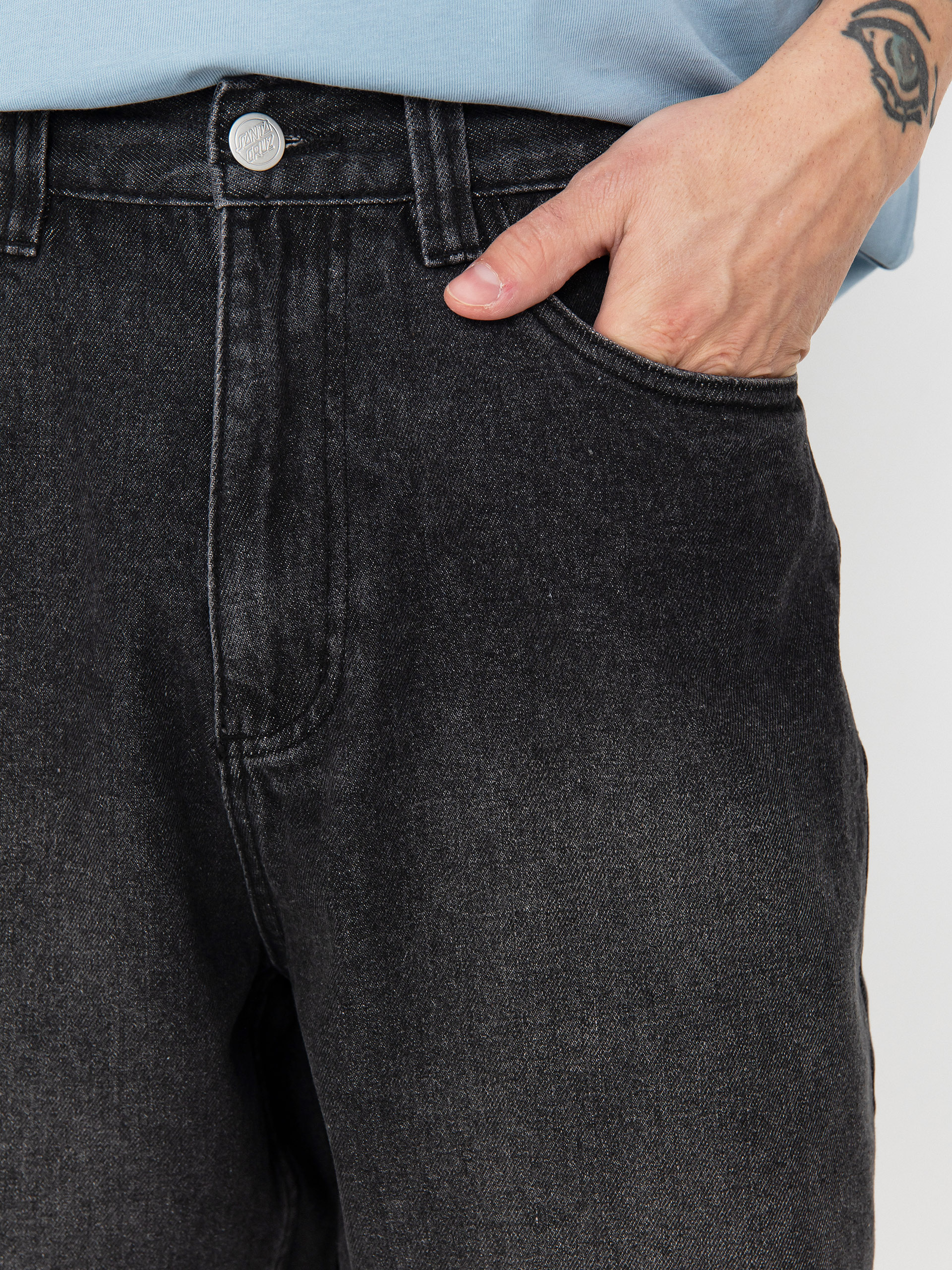 Kraťasy Santa Cruz Big (washed black)