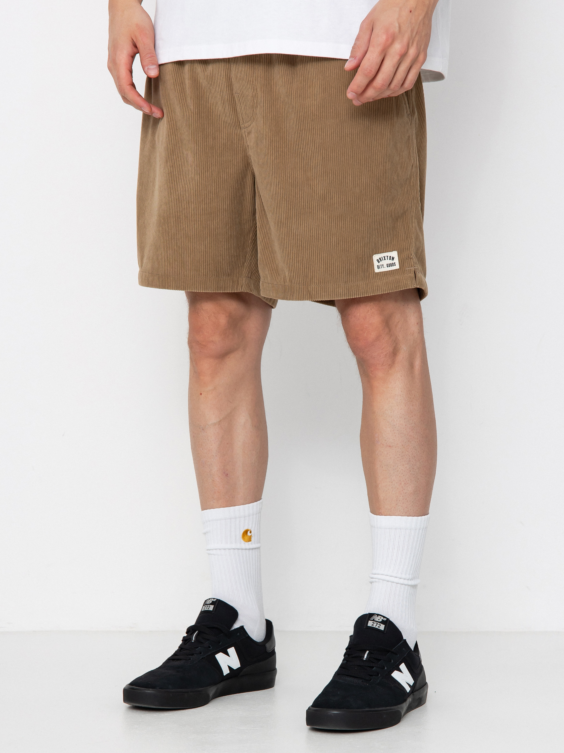 Kraťasy Brixton Everyday Corduroy (khaki)