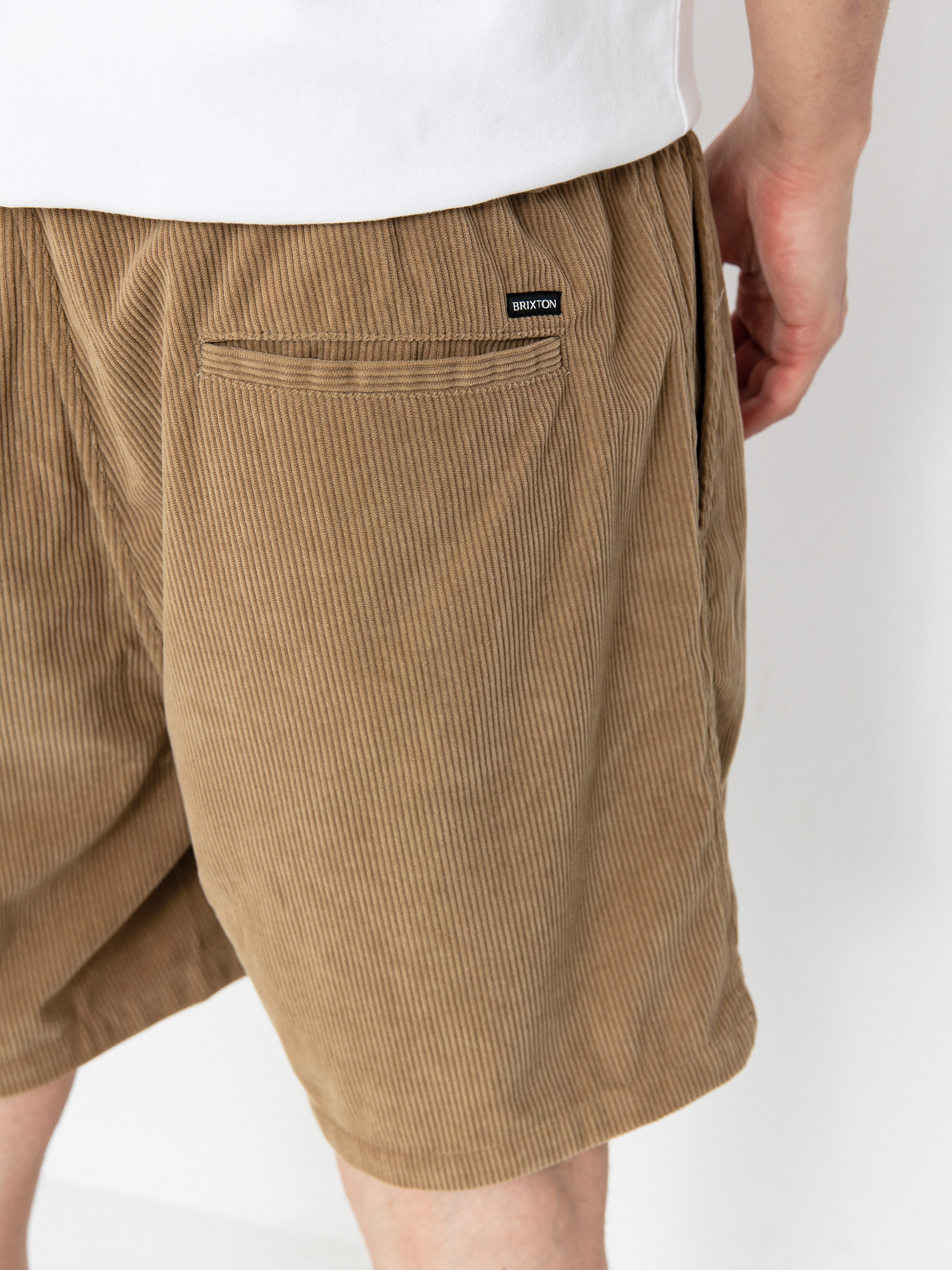 Kraťasy Brixton Everyday Corduroy (khaki)