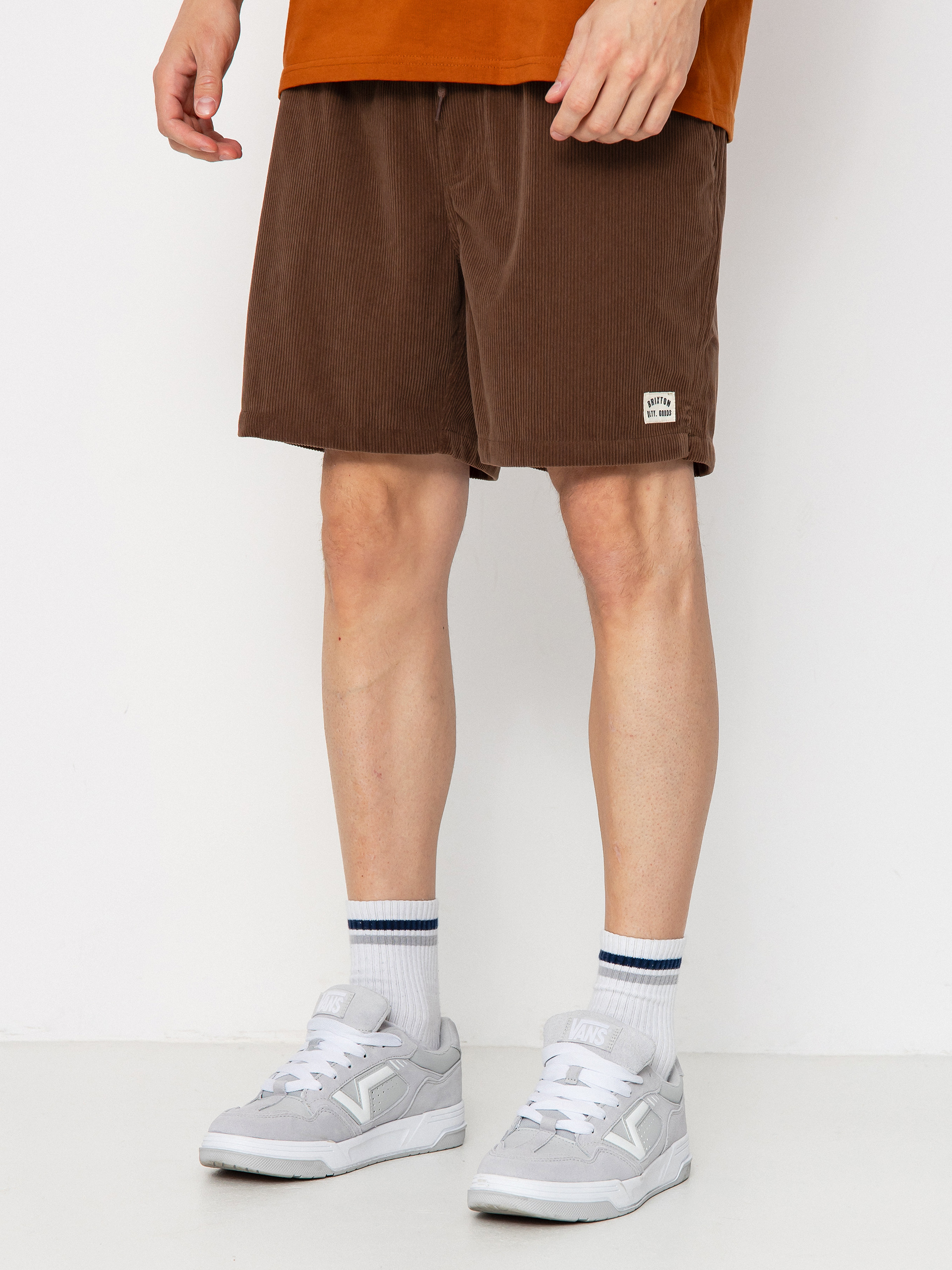 Kraťasy Brixton Everyday Corduroy (pinecone brown)
