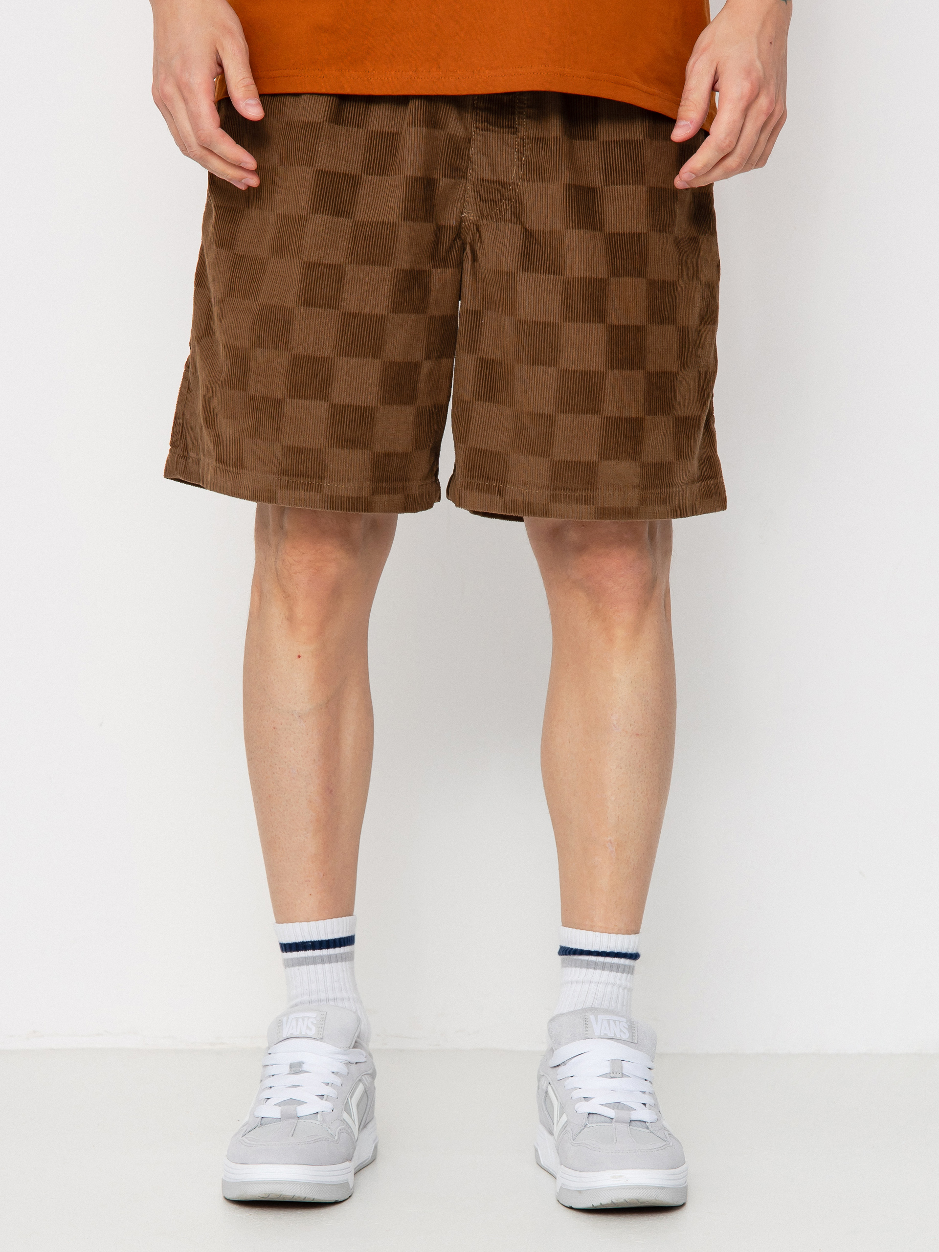 Kraťasy Vans Range Checkbrd Cord Loose (sepia)