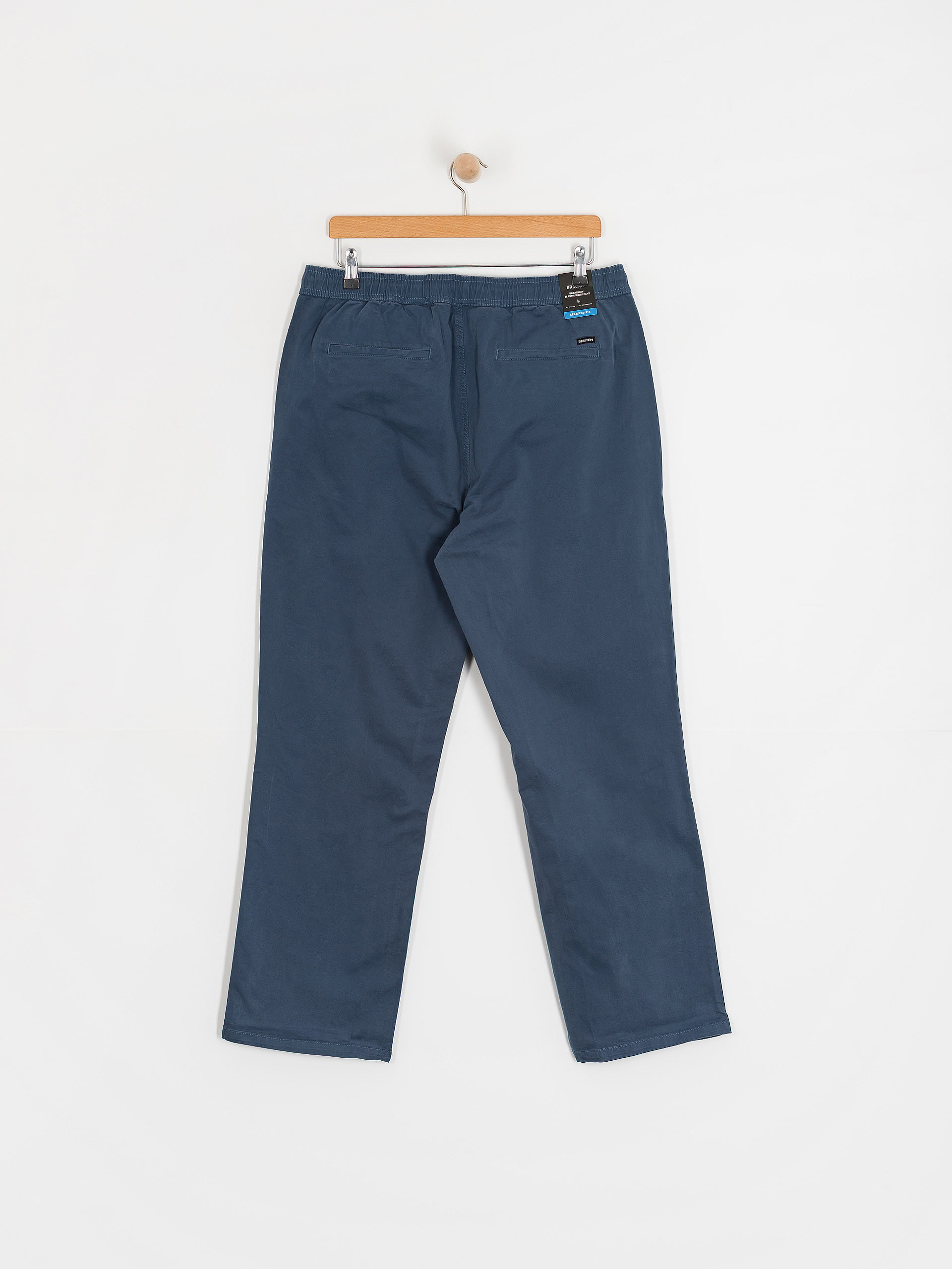 Nohavice Brixton Broadway Vw Ewaist Rlx (washed denim blue)