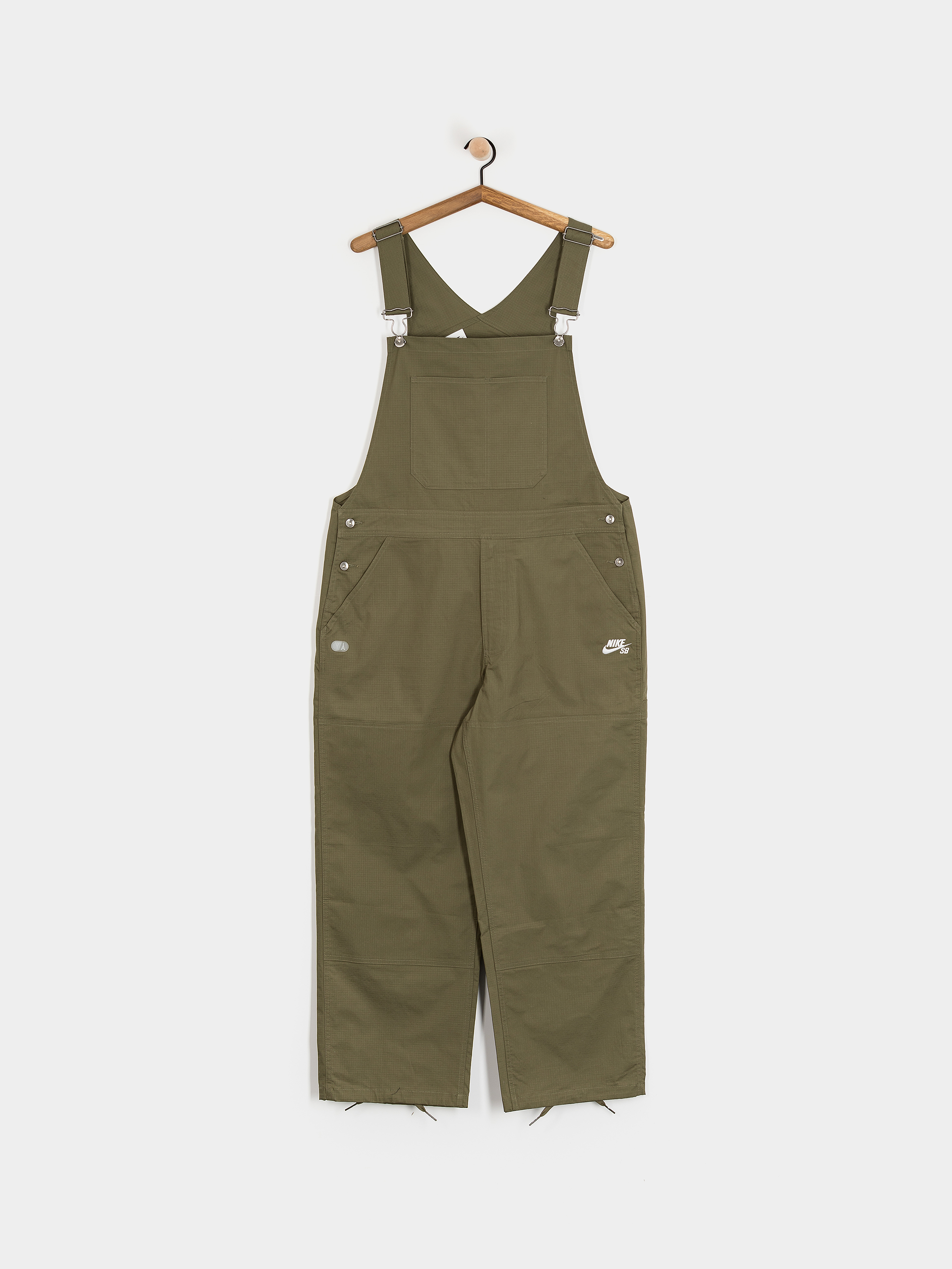 Nohavice Nike SB Federation Agnostic Overalls (medium olive/white)