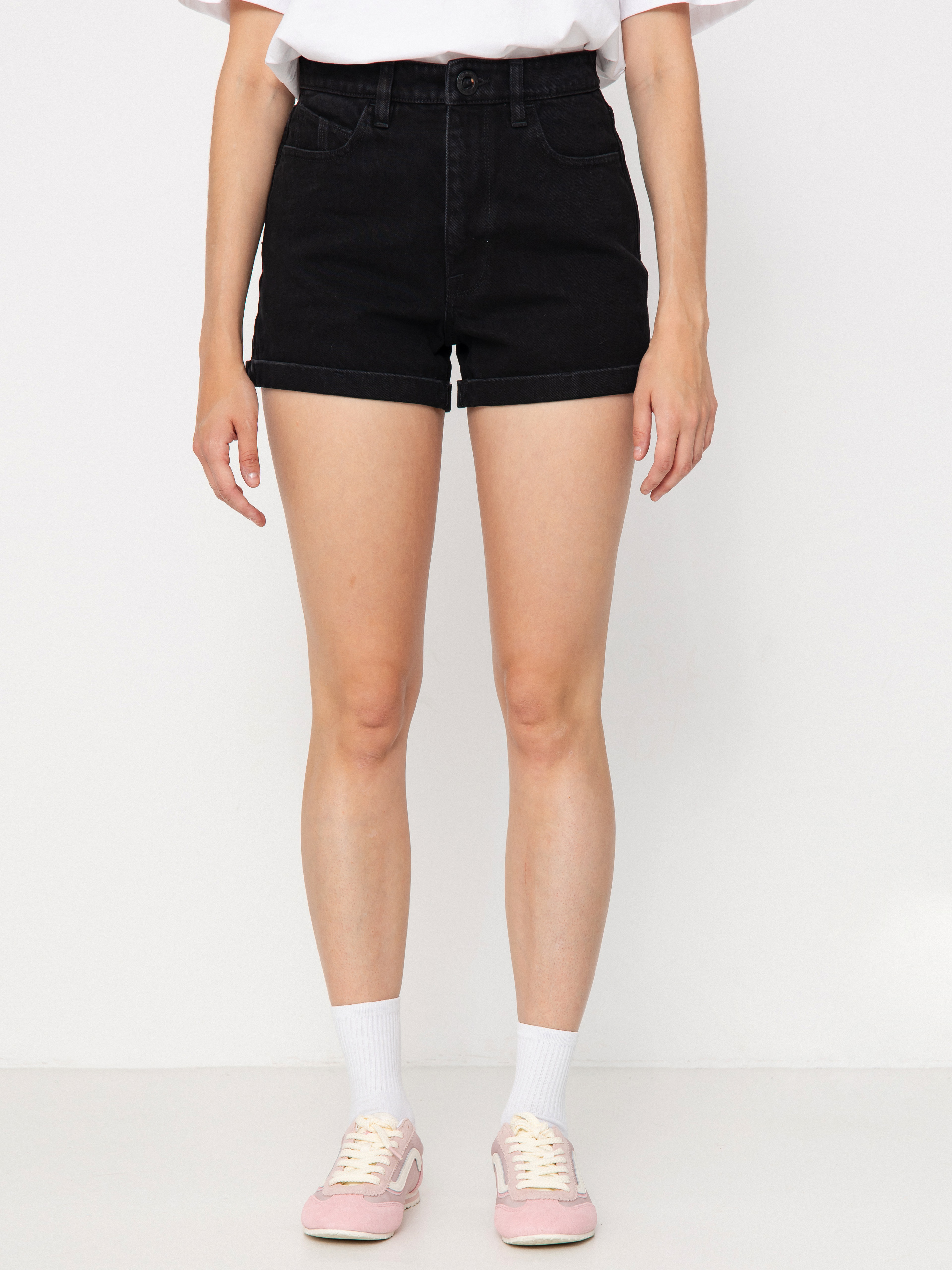 Kraťasy Volcom Weellow Wmn (black)