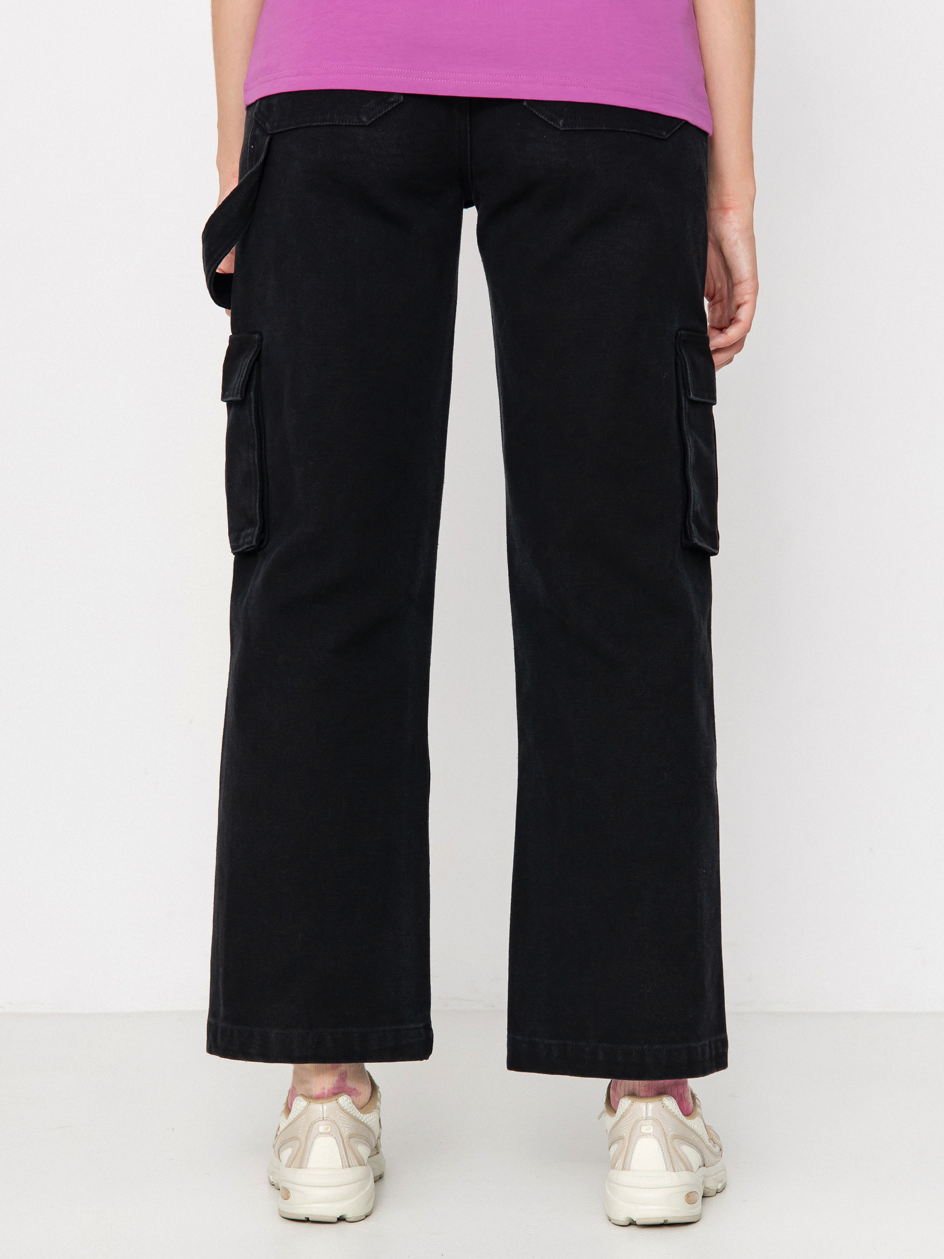 Nohavice Santa Cruz Workers Cargo Wmn (black wash)