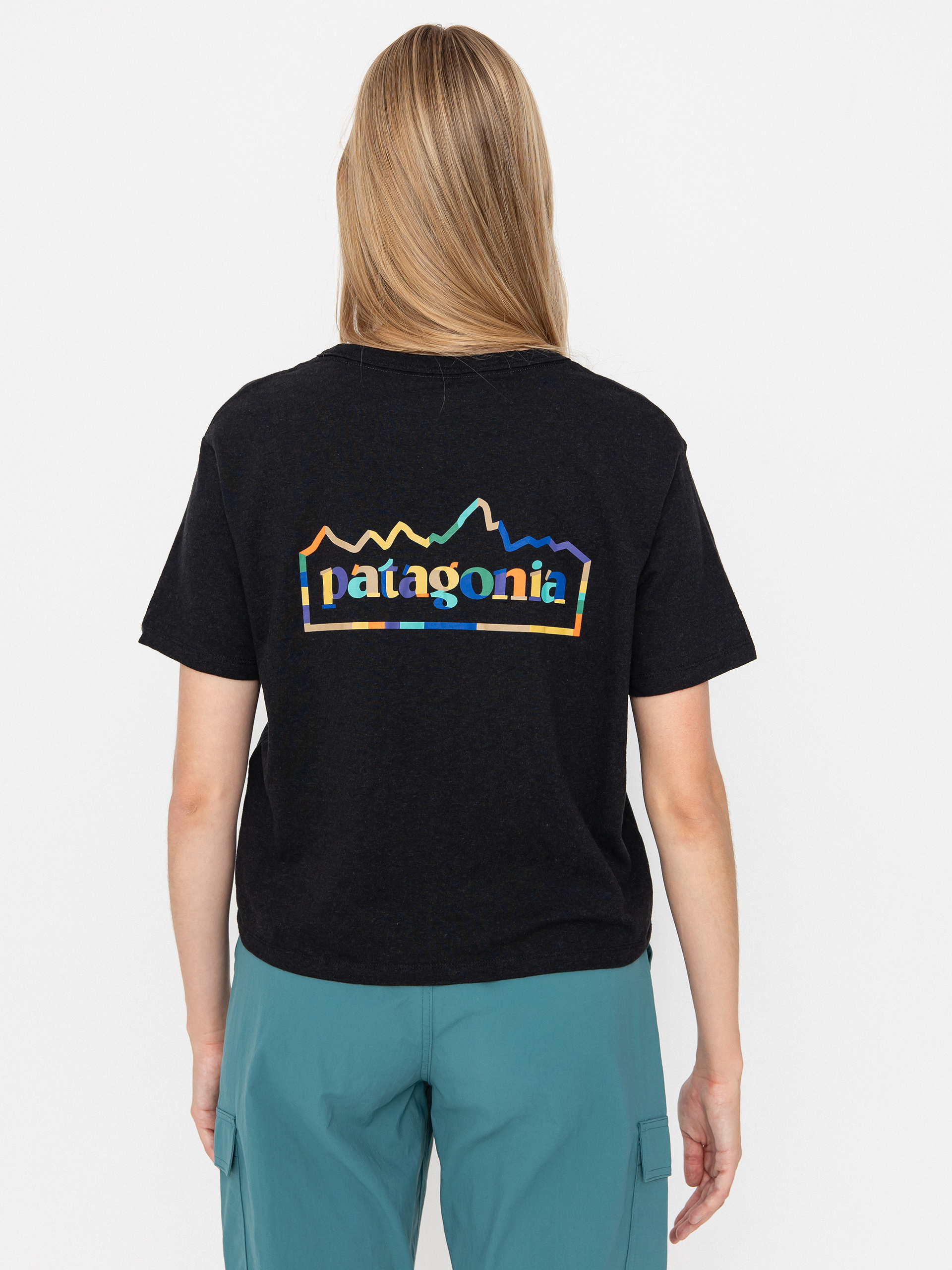 Triu010dko Patagonia Unity Fitz Easy Cut Responsibili Wmn (ink black)