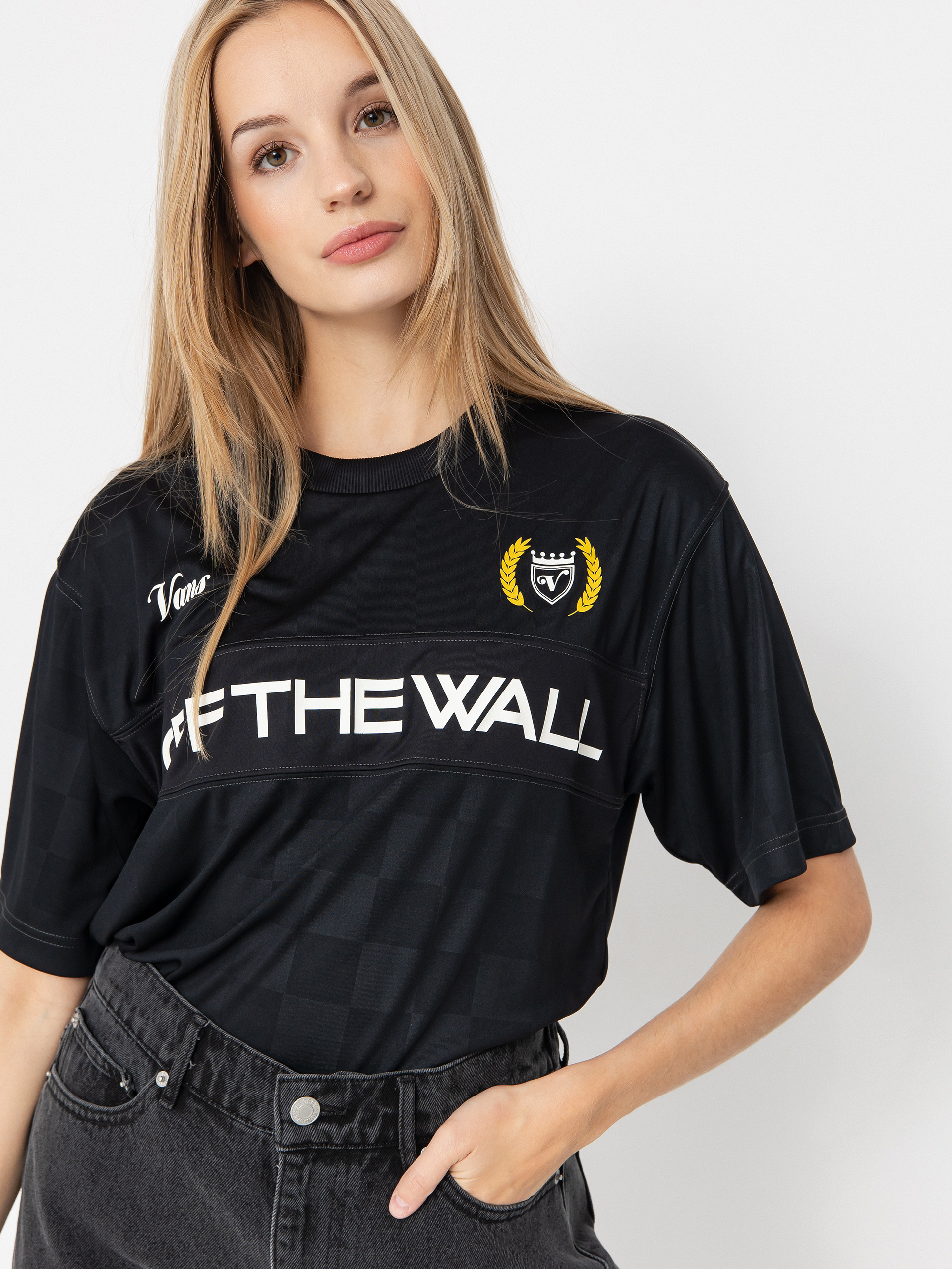 Tričko Vans Stevies Sports Jersey Wmn (black)