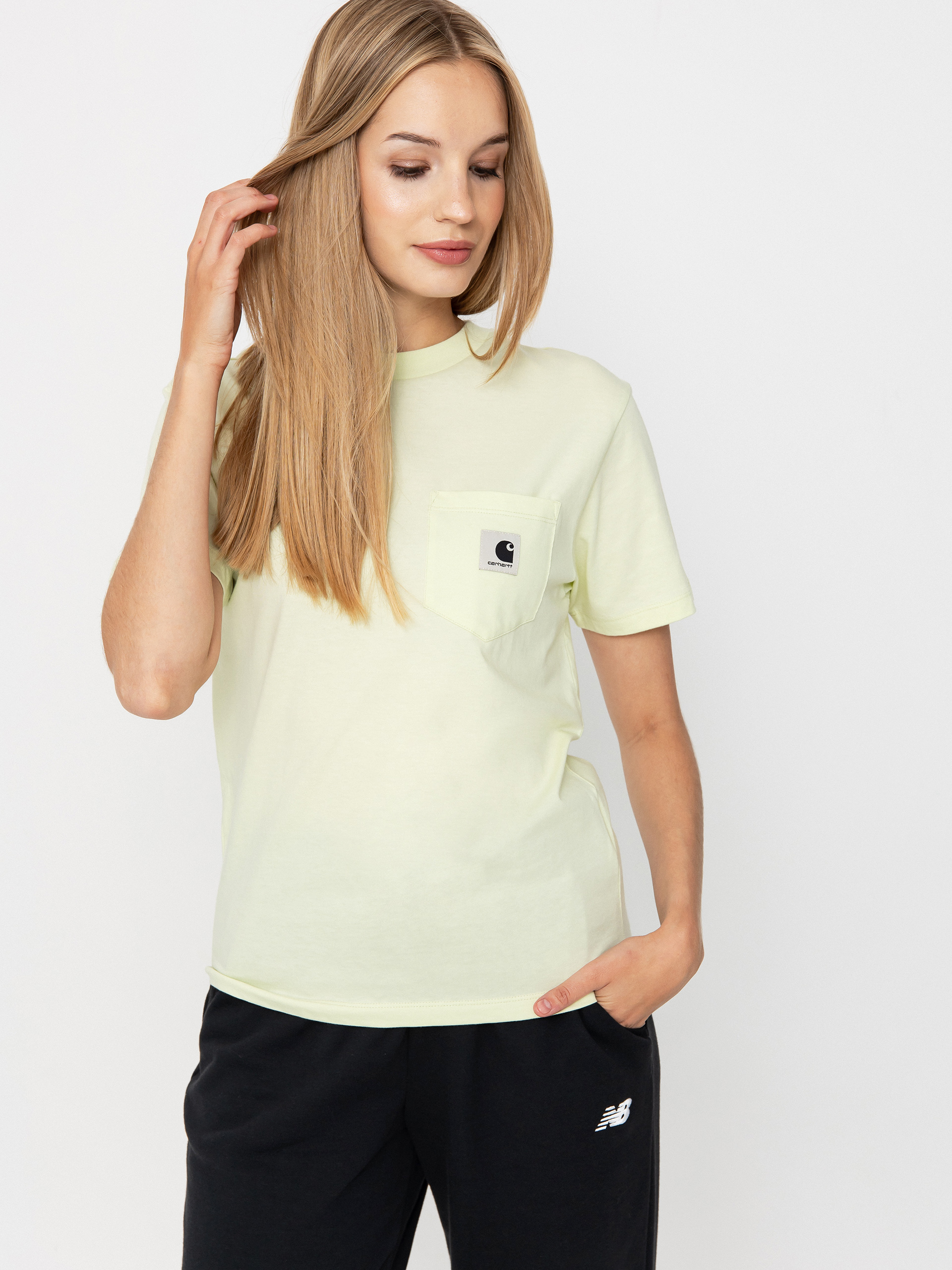 Tričko Carhartt WIP Pocket Wmn (air green)