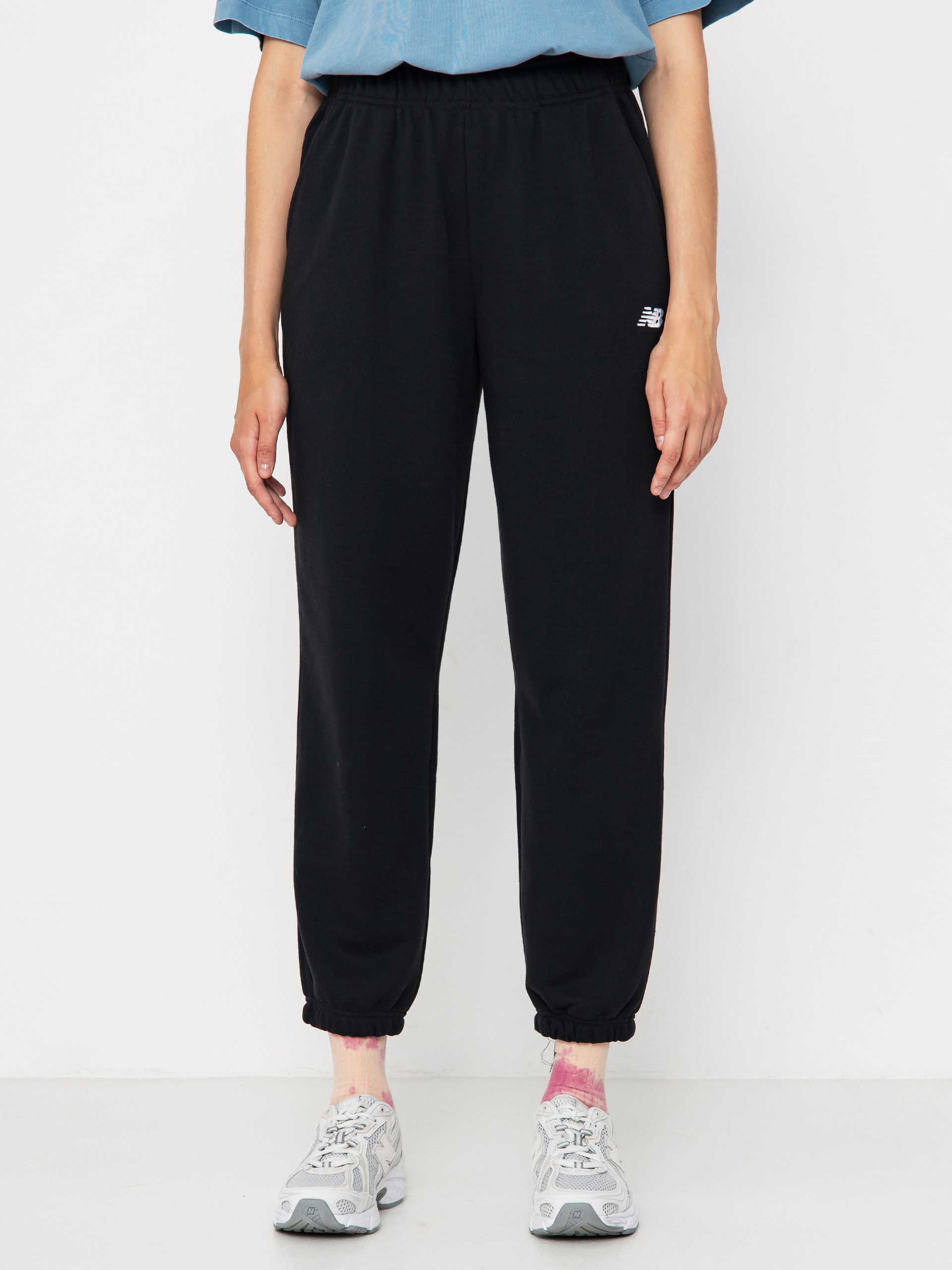 Nohavice New Balance French Terry Wmn (black)