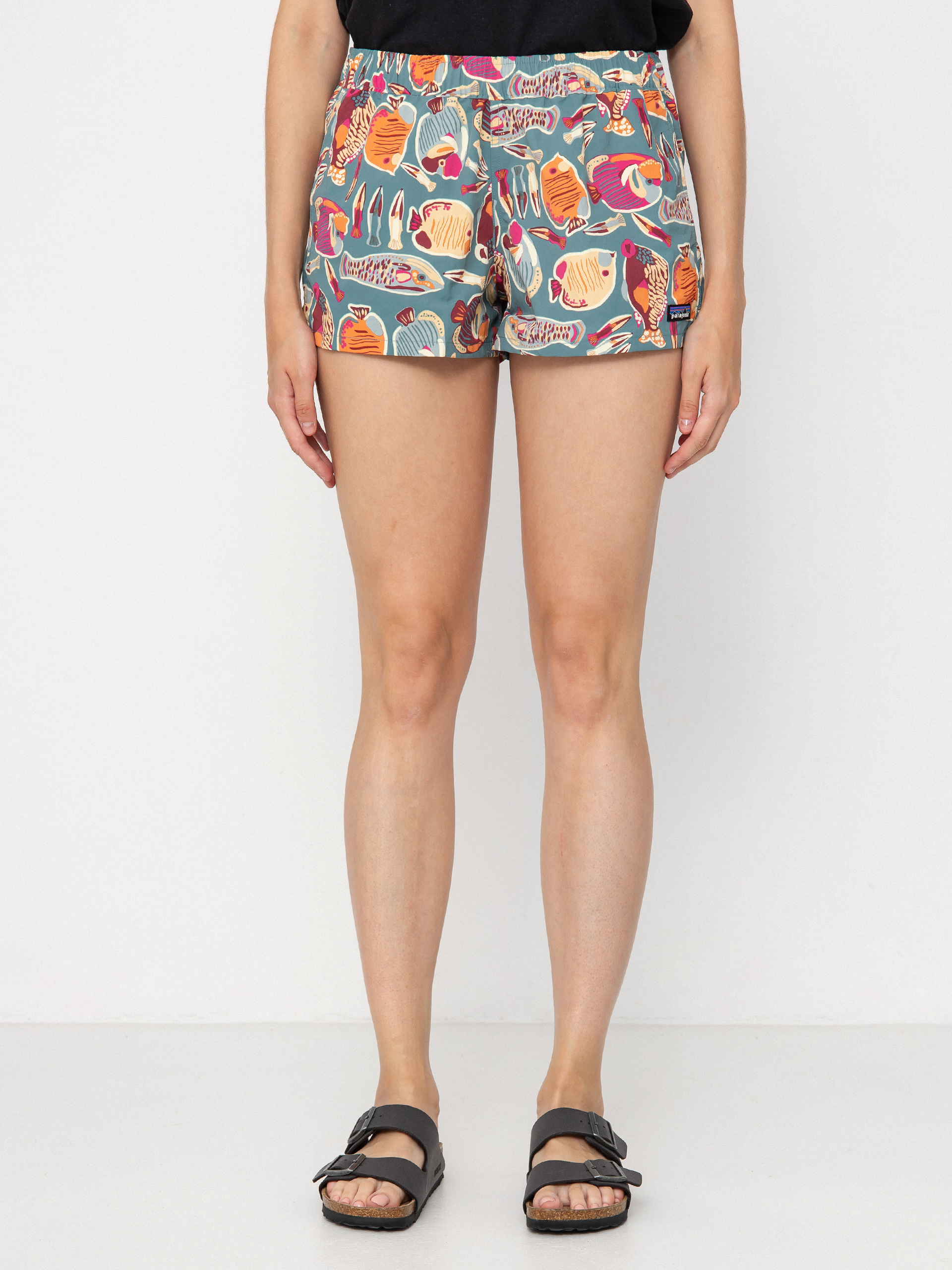 Krau0165asy Patagonia Barely Baggies 2 1/2 in Wmn (wrasse/wetland blue)