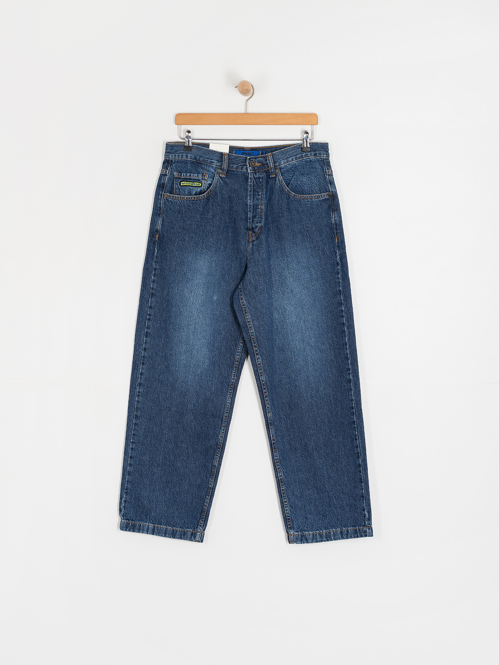 Nohavice DC Worker Baggy Denim Rsi (stone indigo)